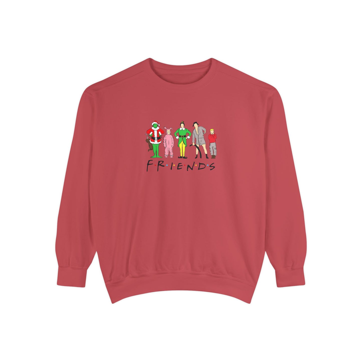 Friends comfort colors Unisex Garment-Dyed Sweatshirt