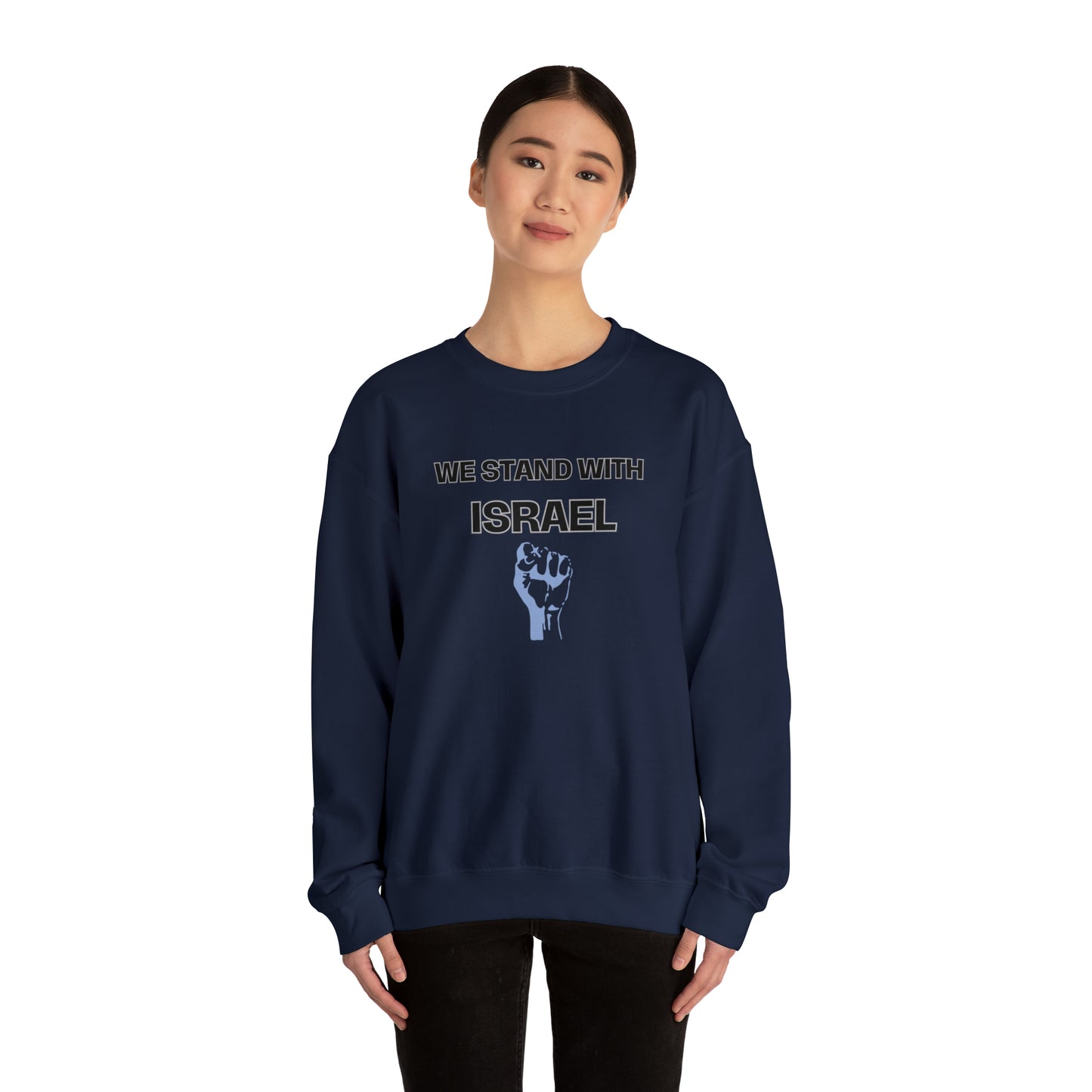 We Stand For Israel Unisex Heavy Blend™ Crewneck Sweatshirt