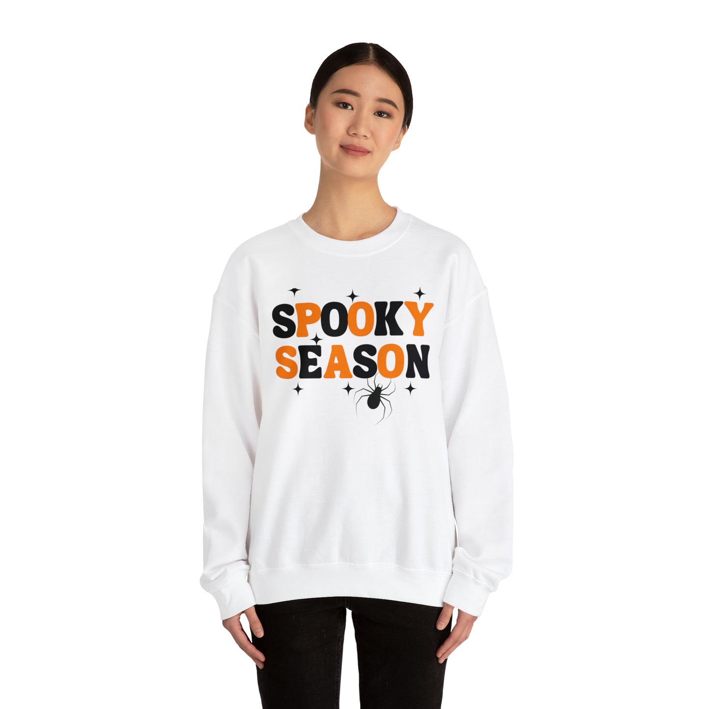 Spooky Season Bats Unisex Heavy Blend Crewneck Sweatshirt