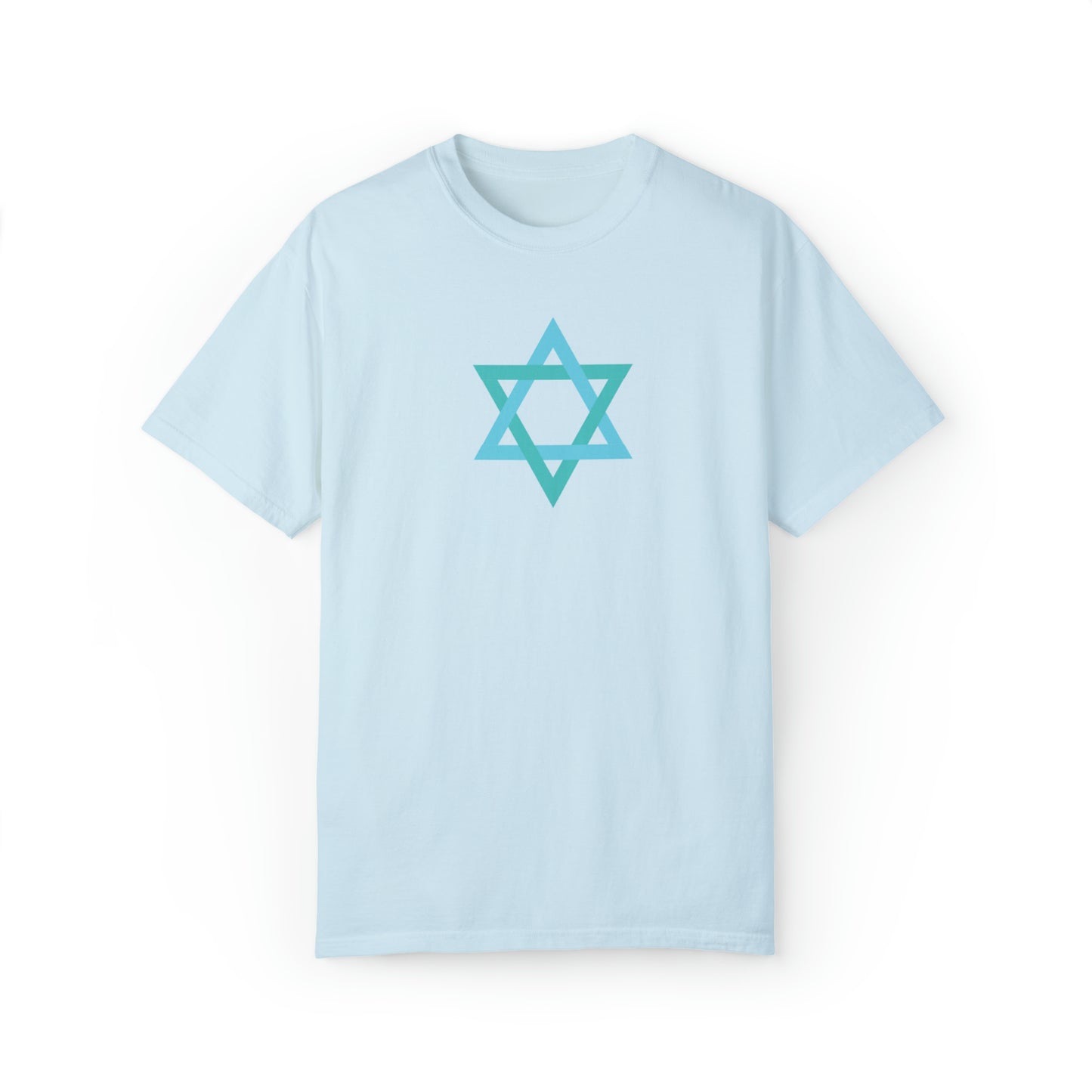 Jewish Star Unisex Garment-Dyed T-shirt
