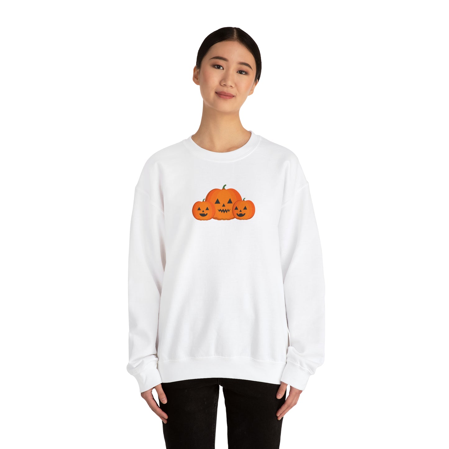 3 Little Pumpkins Unisex Heavy Blend Crewneck Sweatshirt