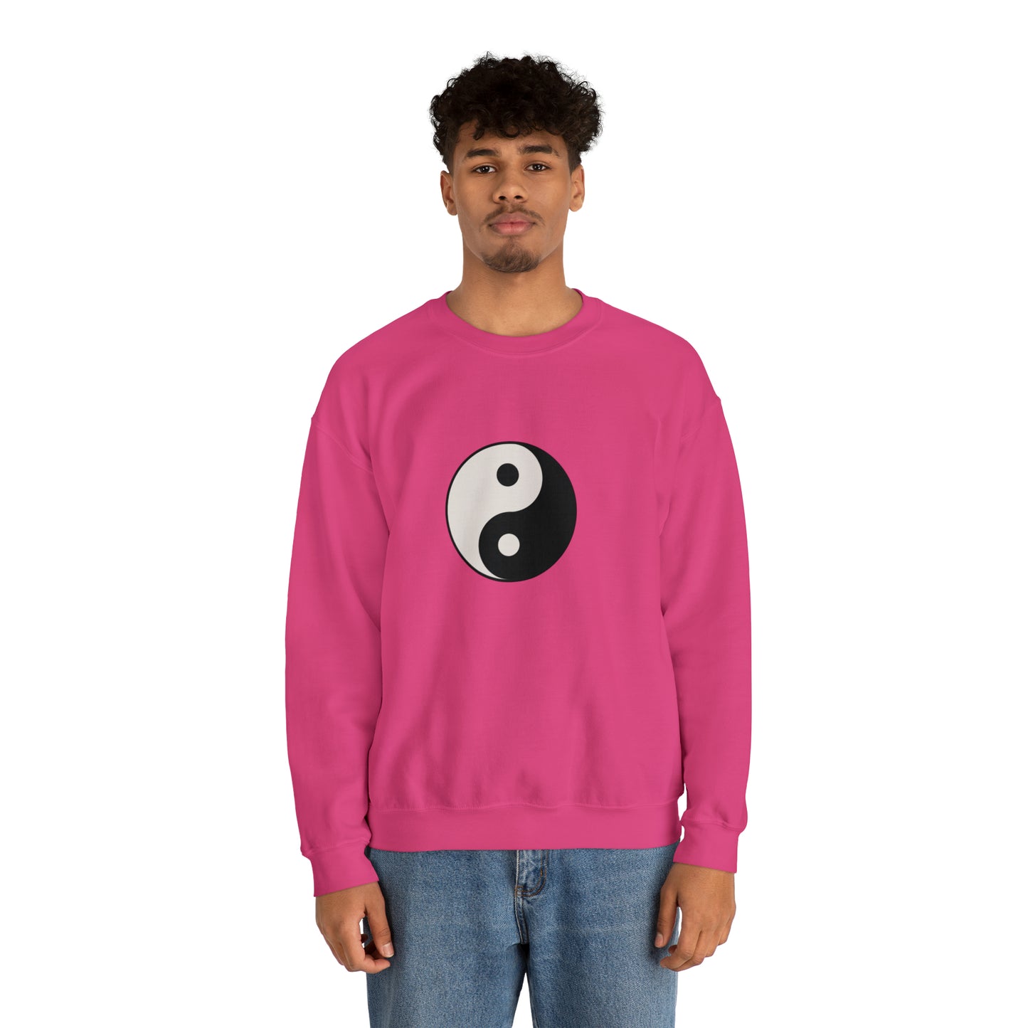 Ying Yang Unisex Heavy Blend Crewneck Sweatshirt