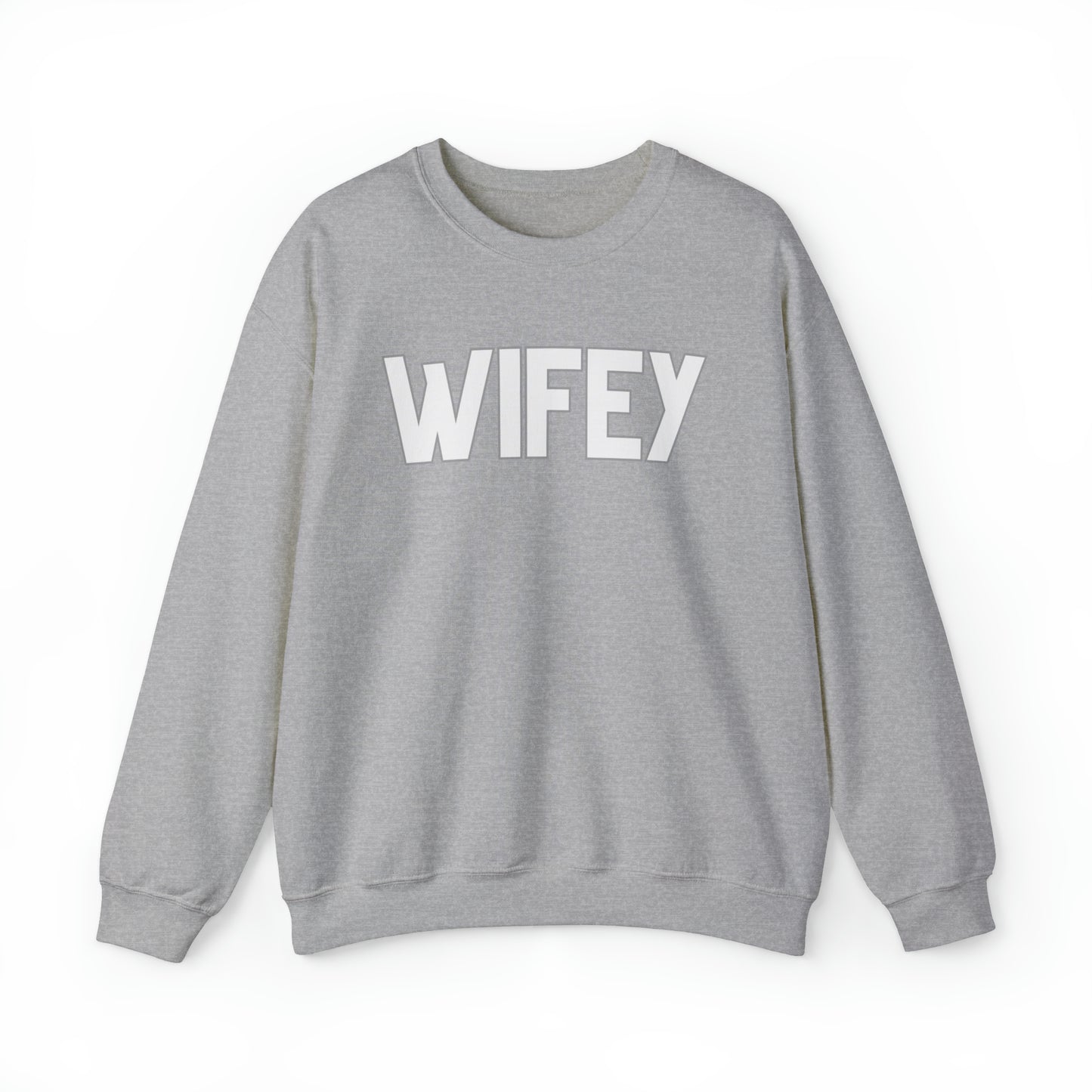 Wifey Unisex Heavy Blend Crewneck Sweatshirt