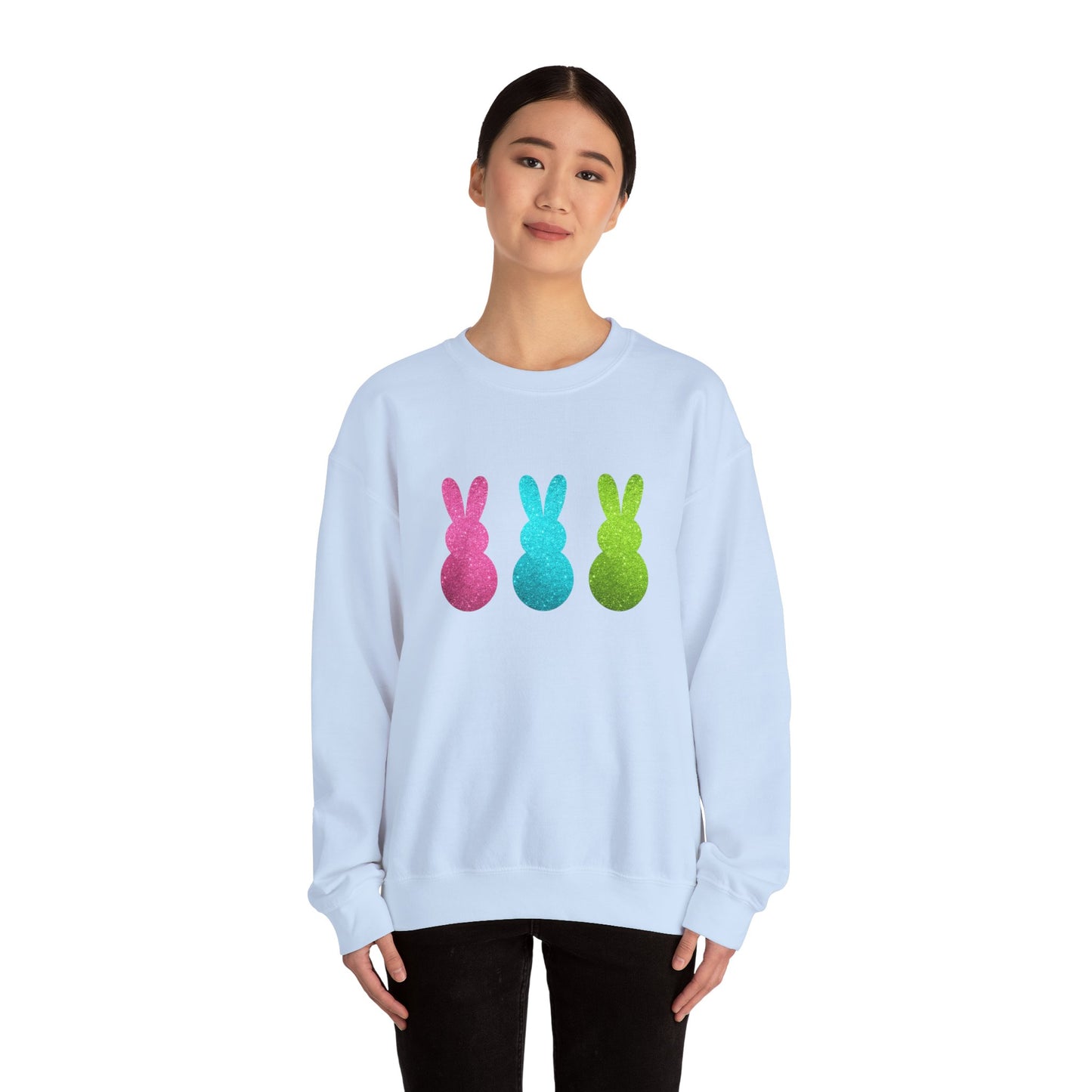 Sparkle Bunnies Unisex Crewneck Sweatshirt