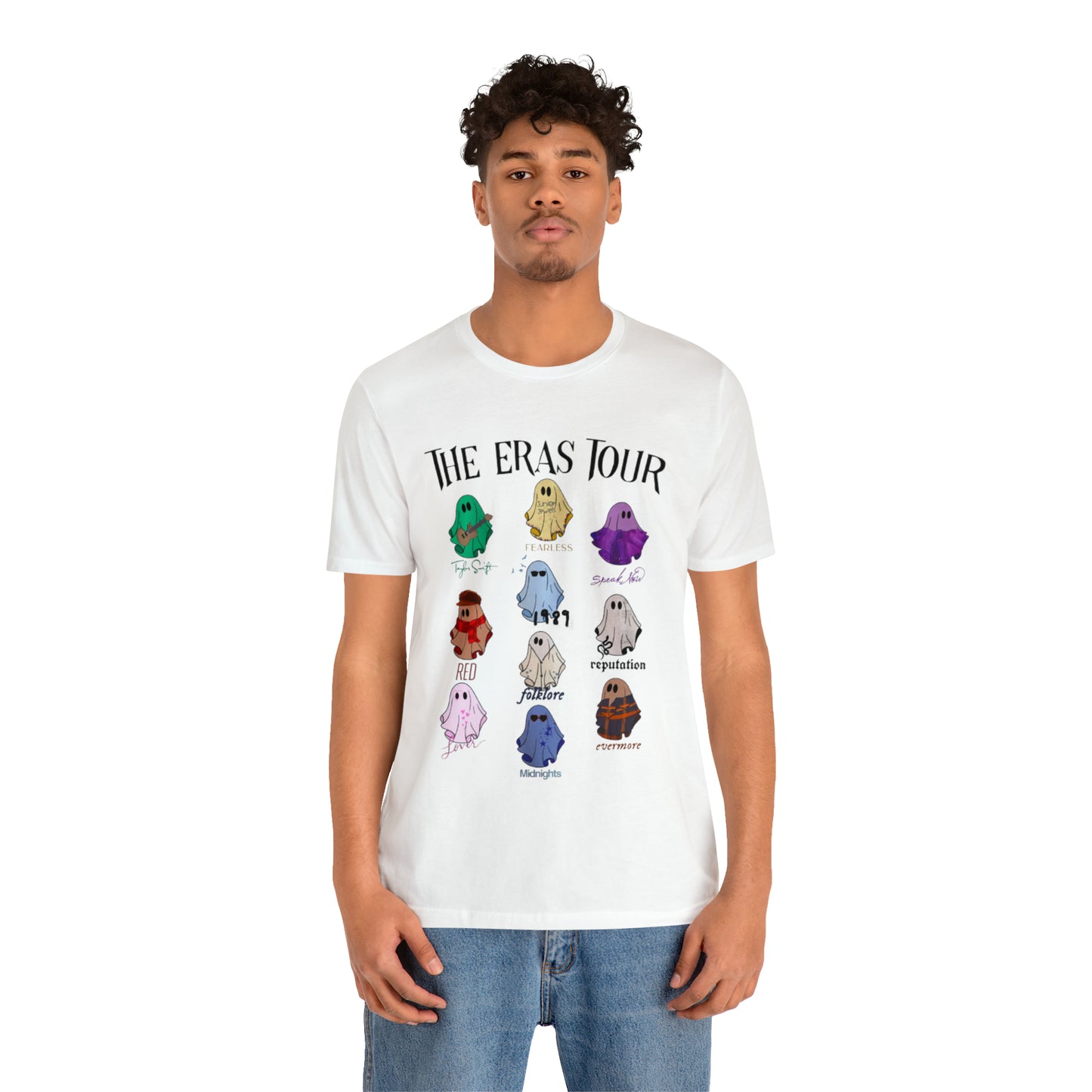 The Eras Tour Ghost Unisex Jersey Short Sleeve Tee