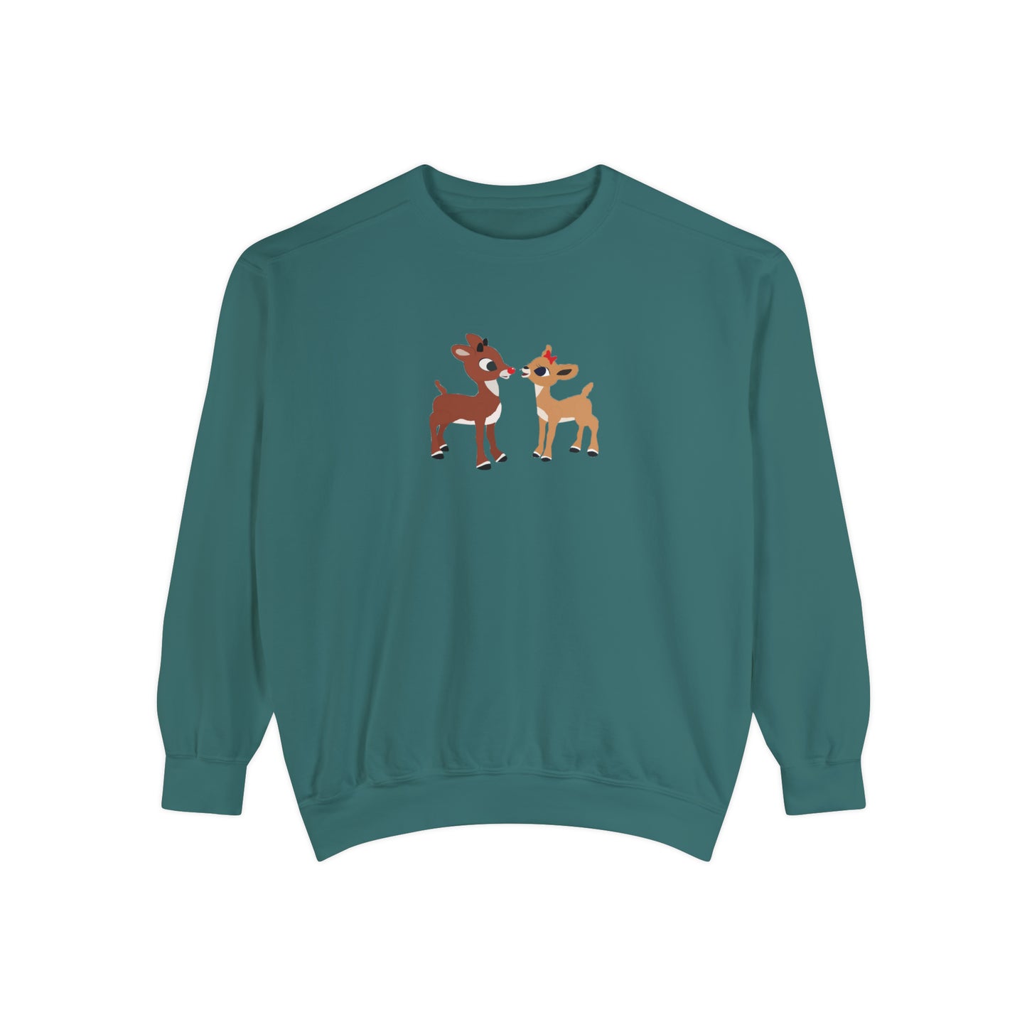 RudolphThe Red Nose Reindeer Unisex Garment-Dyed Sweatshirt