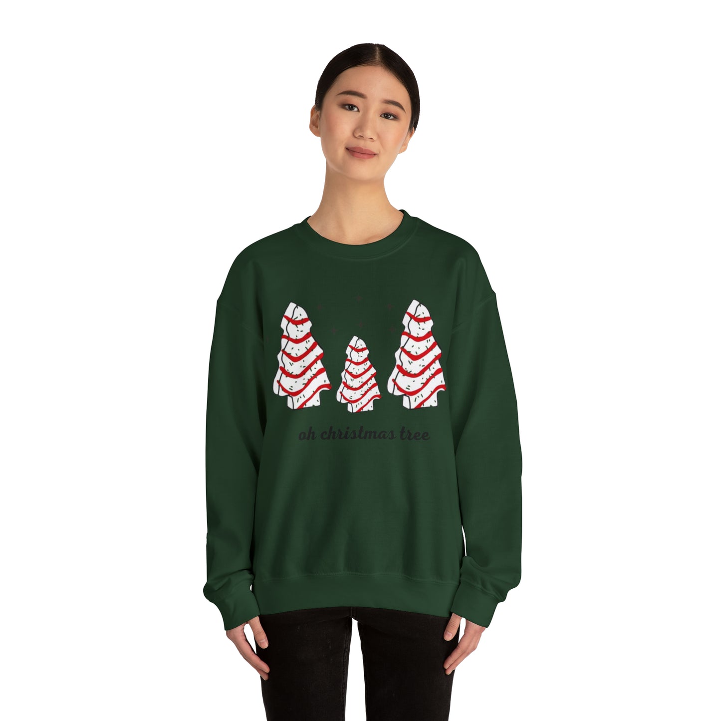 Oh Christmas Tree Unisex Heavy Blend Crewneck Sweatshirt