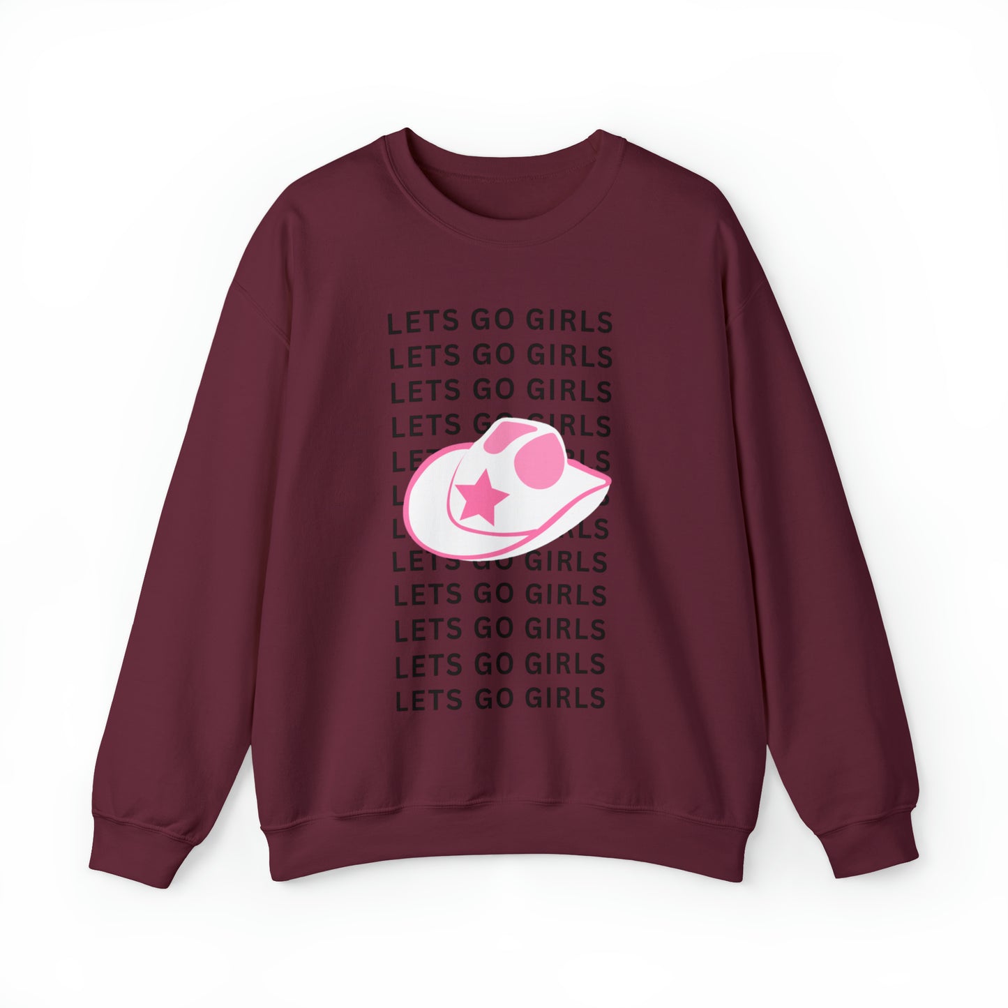 Lets Go Girls Logo Unisex Heavy Blend Crewneck Sweatshirt