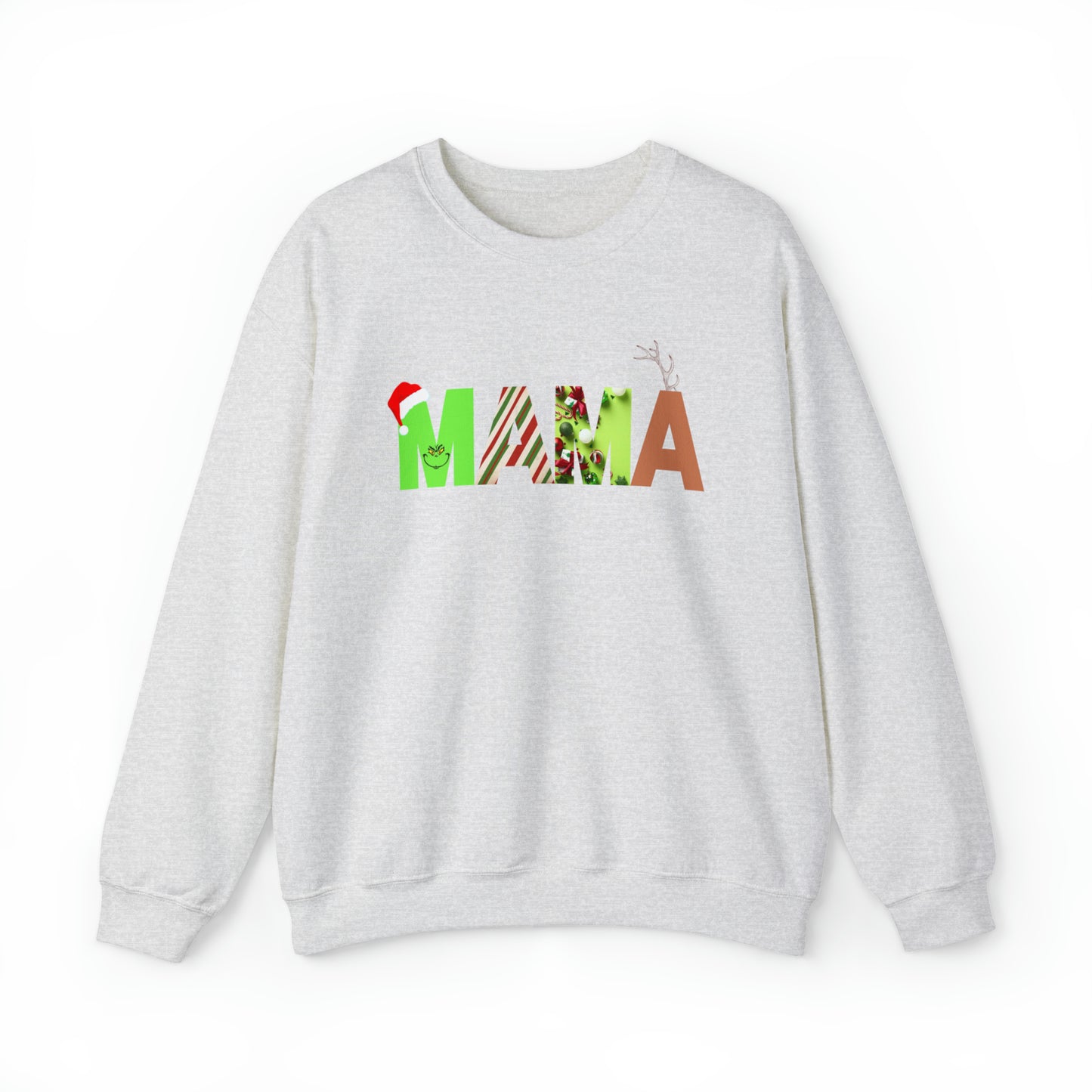 Mama Grinch Unisex Heavy Blend Crewneck Sweatshirt