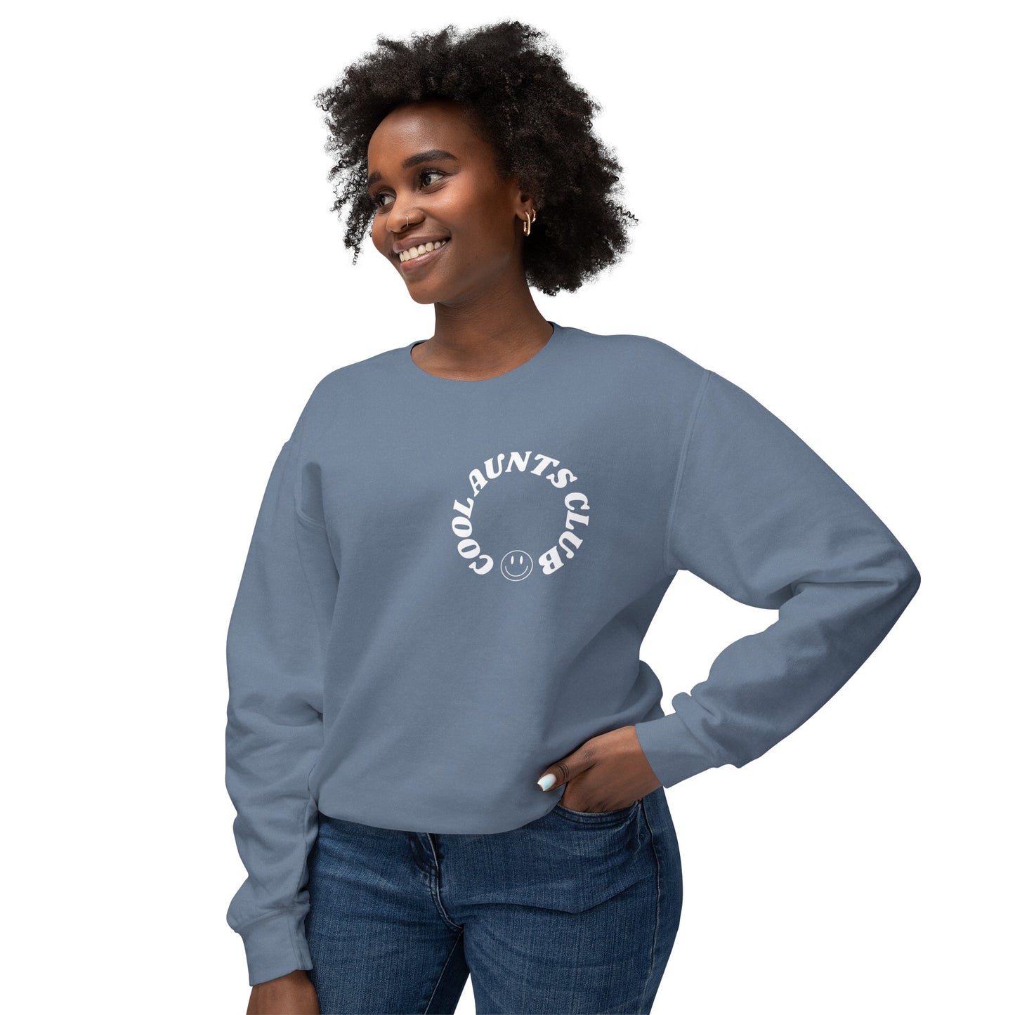 Comfort colors Cool Aunts Club Unisex Lightweight Crewneck Sweatshirt