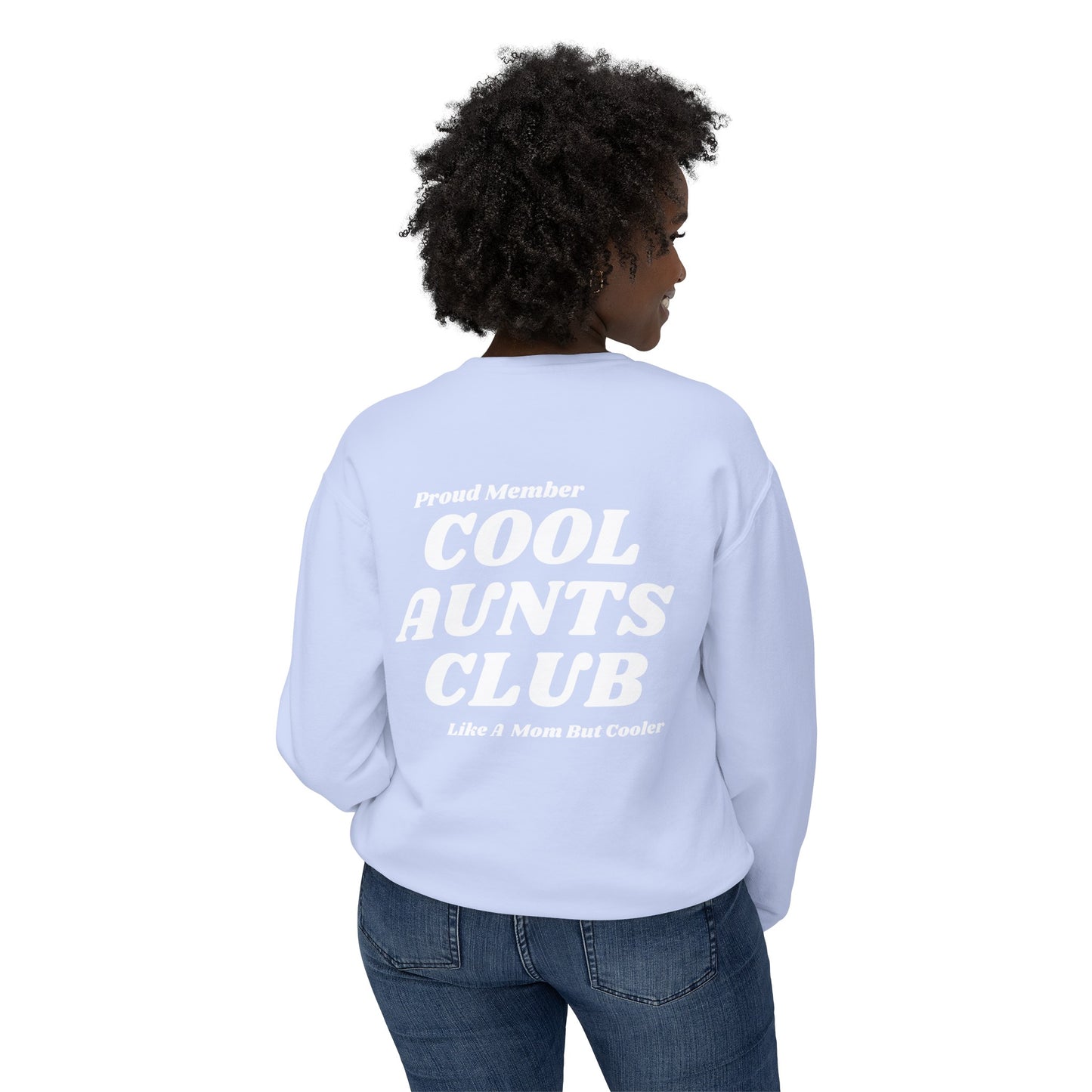 Comfort colors Cool Aunts Club Unisex Lightweight Crewneck Sweatshirt