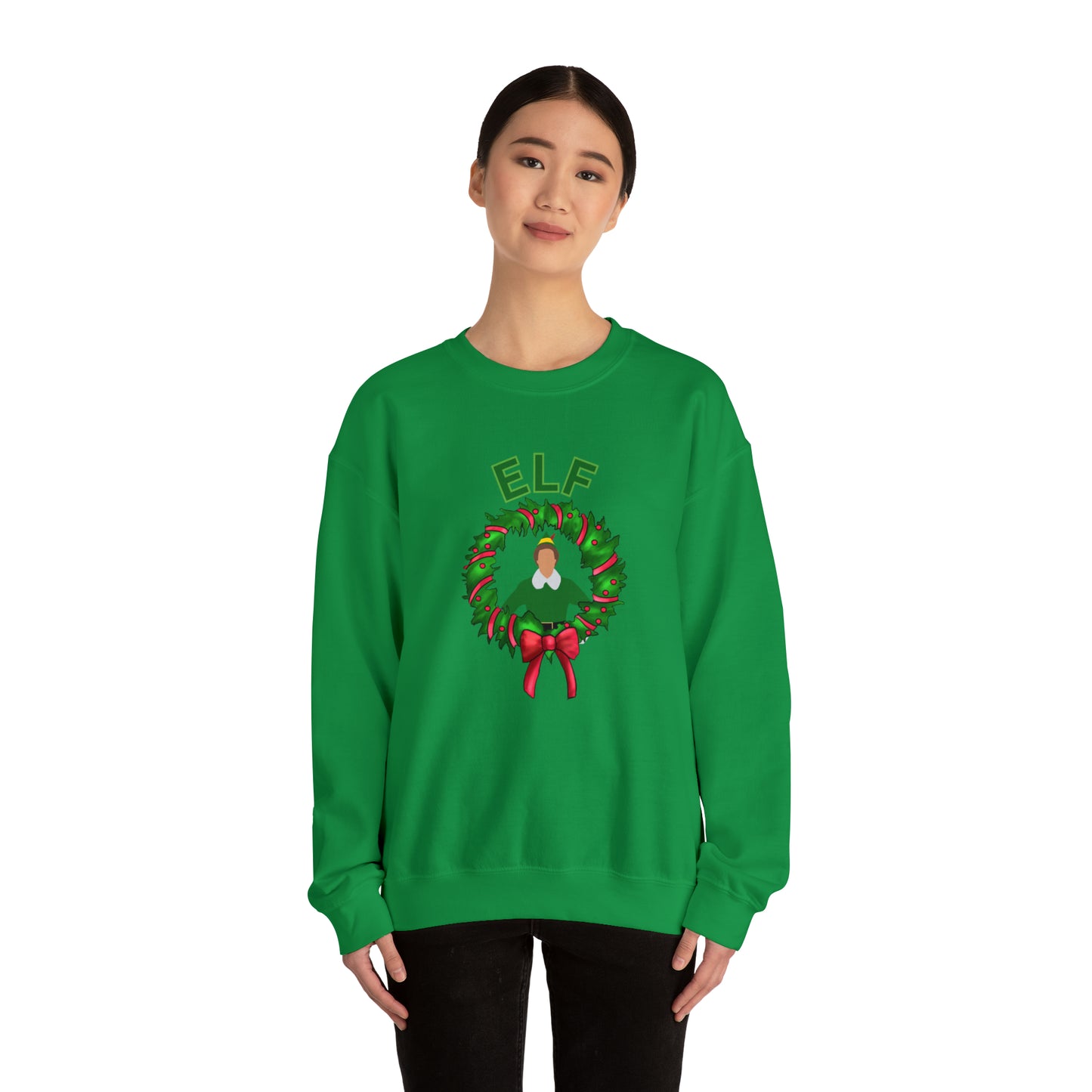 Buddy Elf Christmas Unisex Heavy Blend Crewneck Sweatshirt