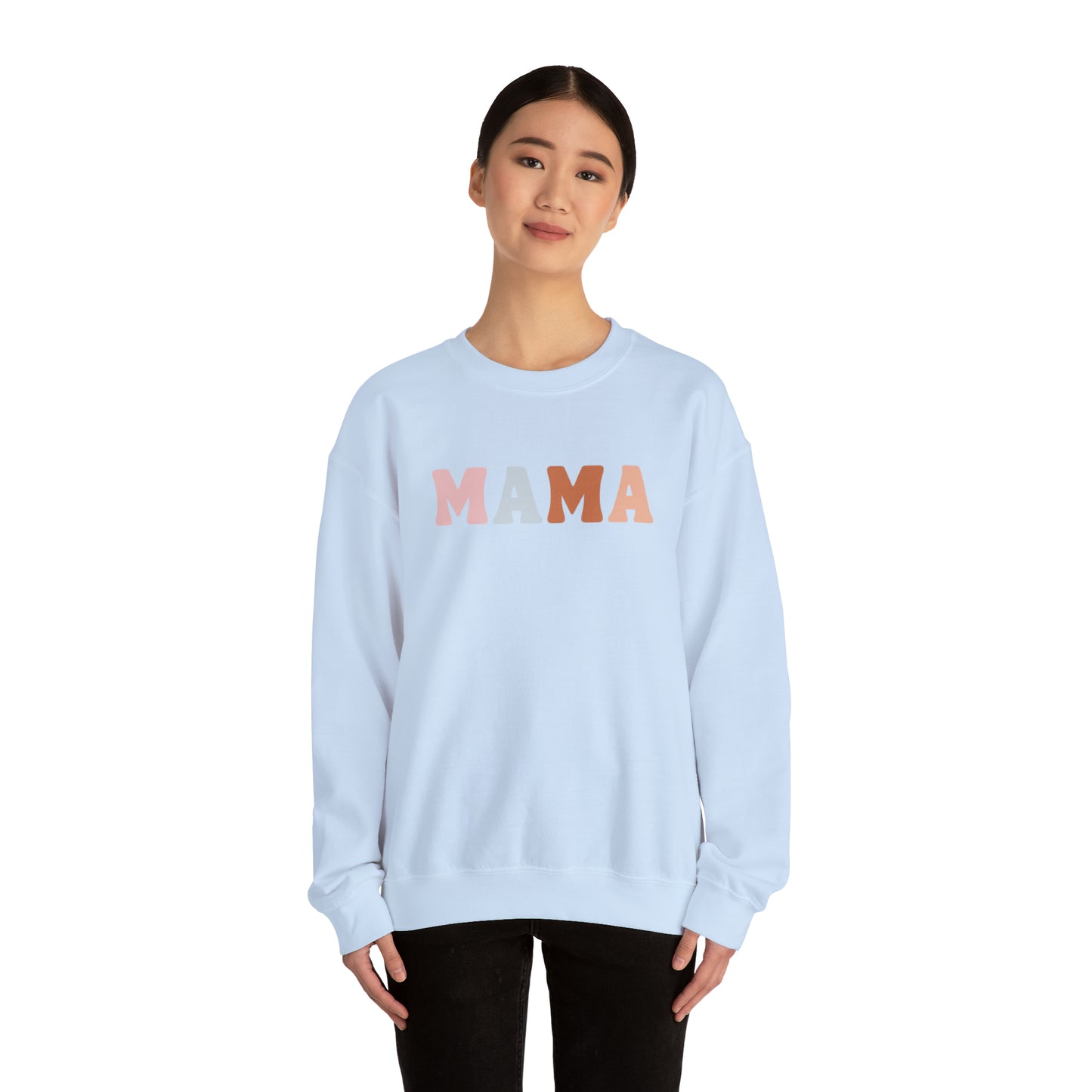 Mama Pastel Unisex Heavy Blend Crewneck Sweatshirt