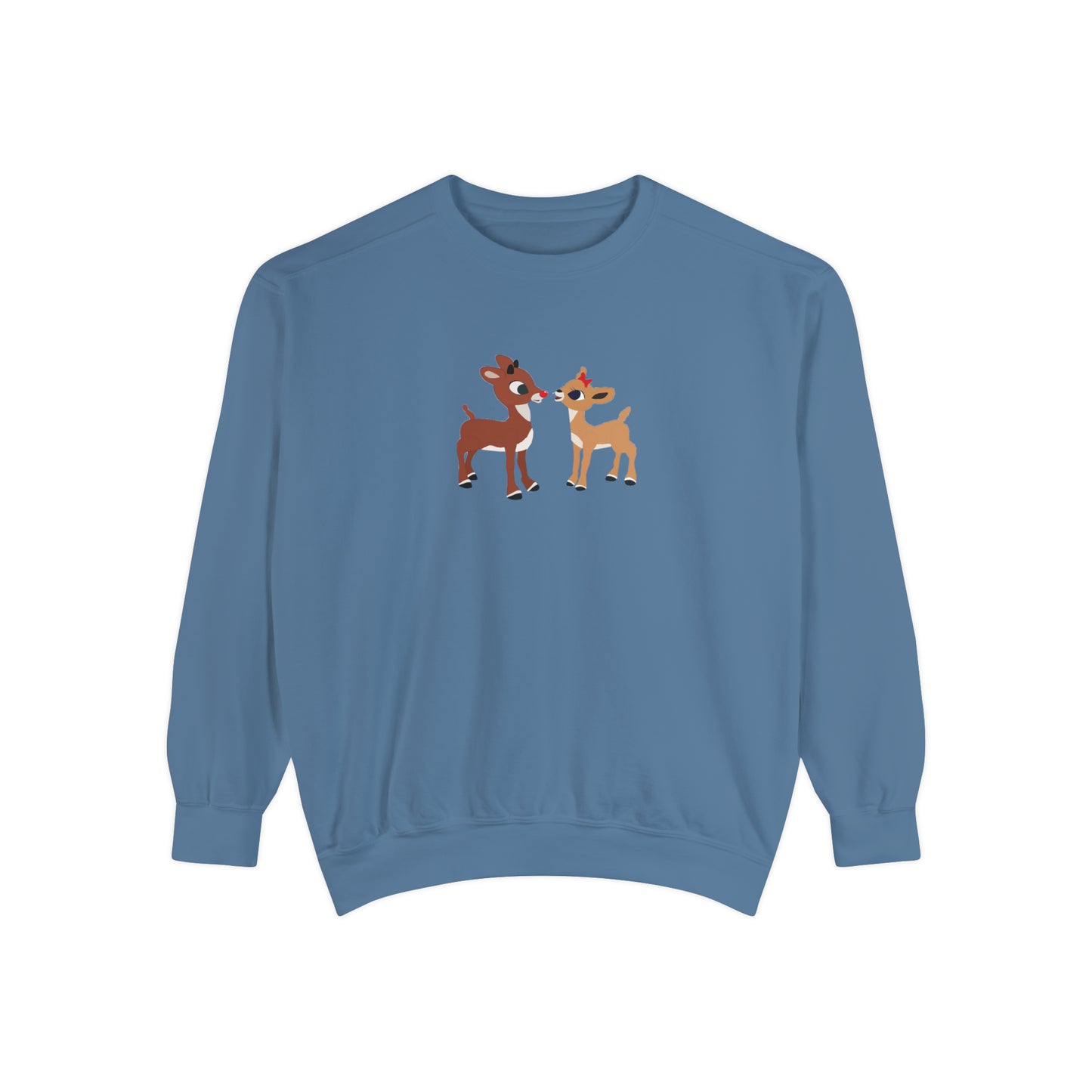 RudolphThe Red Nose Reindeer Unisex Garment-Dyed Sweatshirt