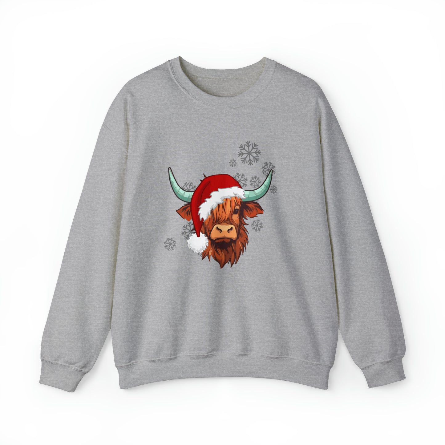 Highland Cow Santa Unisex Sweatshirt