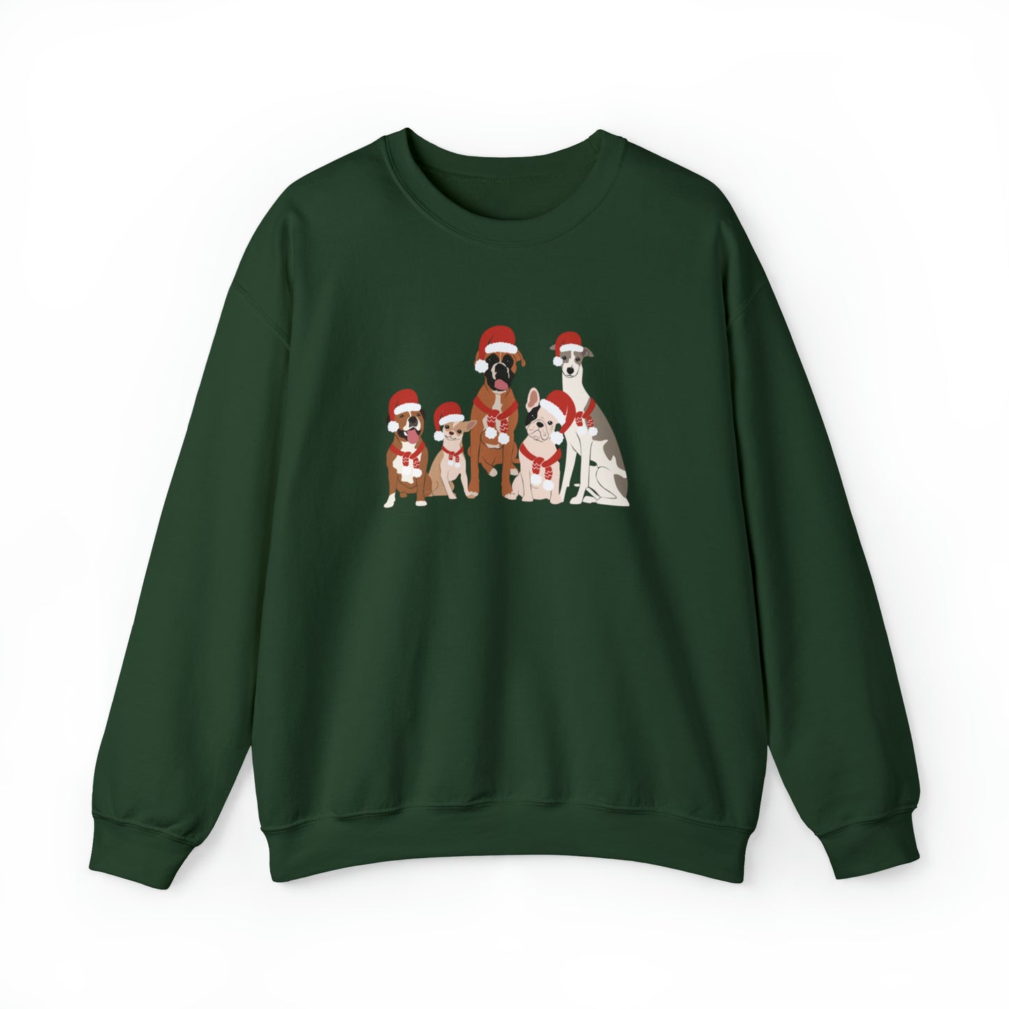 Santa Doggies Unisex Crewneck Sweatshirt