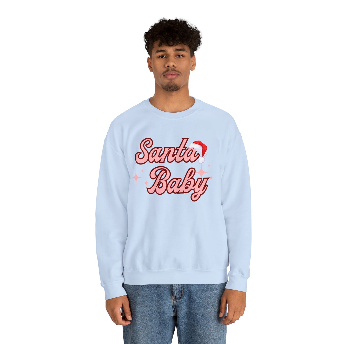 Santa Baby Unisex Heavy Blend Crewneck Sweatshirt