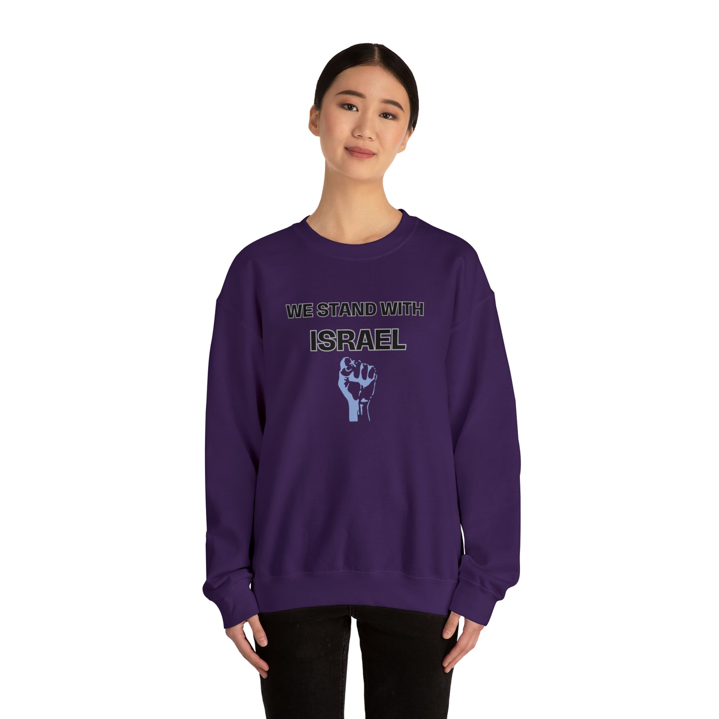 We Stand For Israel Unisex Heavy Blend™ Crewneck Sweatshirt