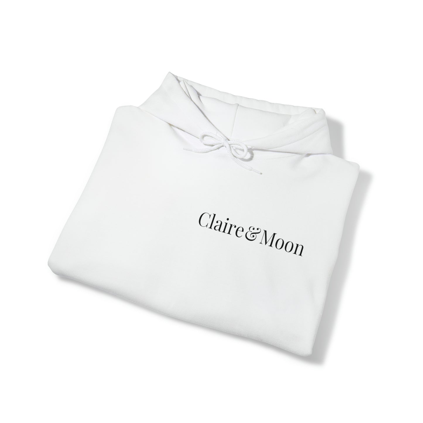 Claireandmoon Black Logo Unisex Heavy Blend™ Hooded Sweatshirt