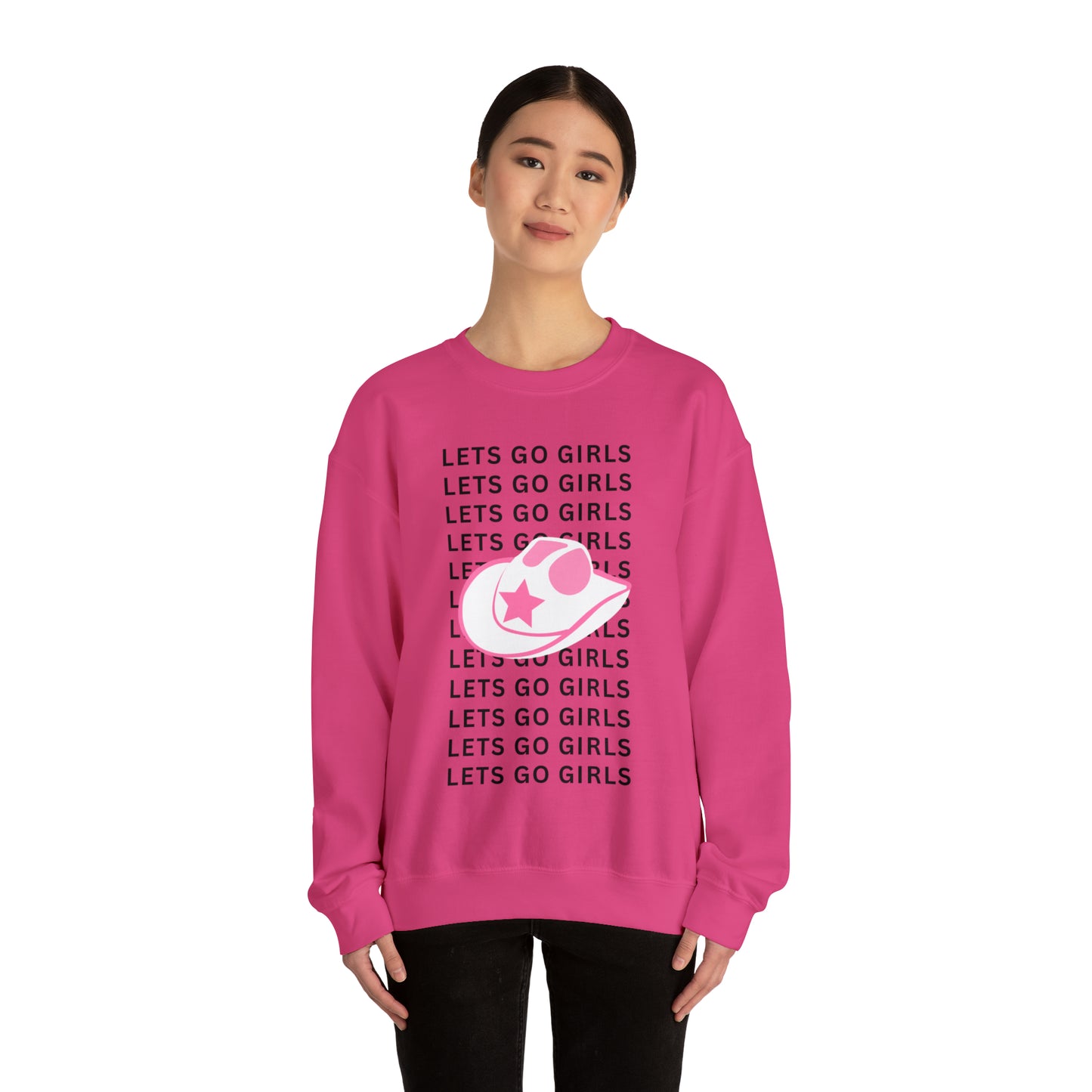 Let’s Go Girls Logo Unisex Heavy Blend™ Crewneck Sweatshirt
