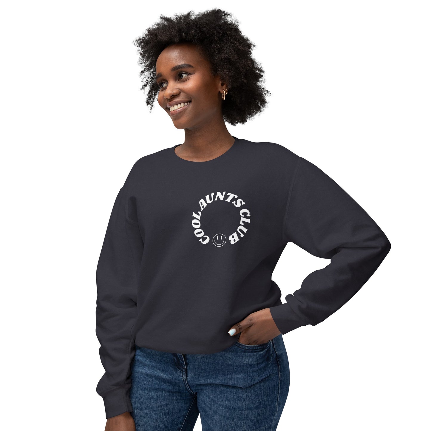 Comfort colors Cool Aunts Club Unisex Lightweight Crewneck Sweatshirt