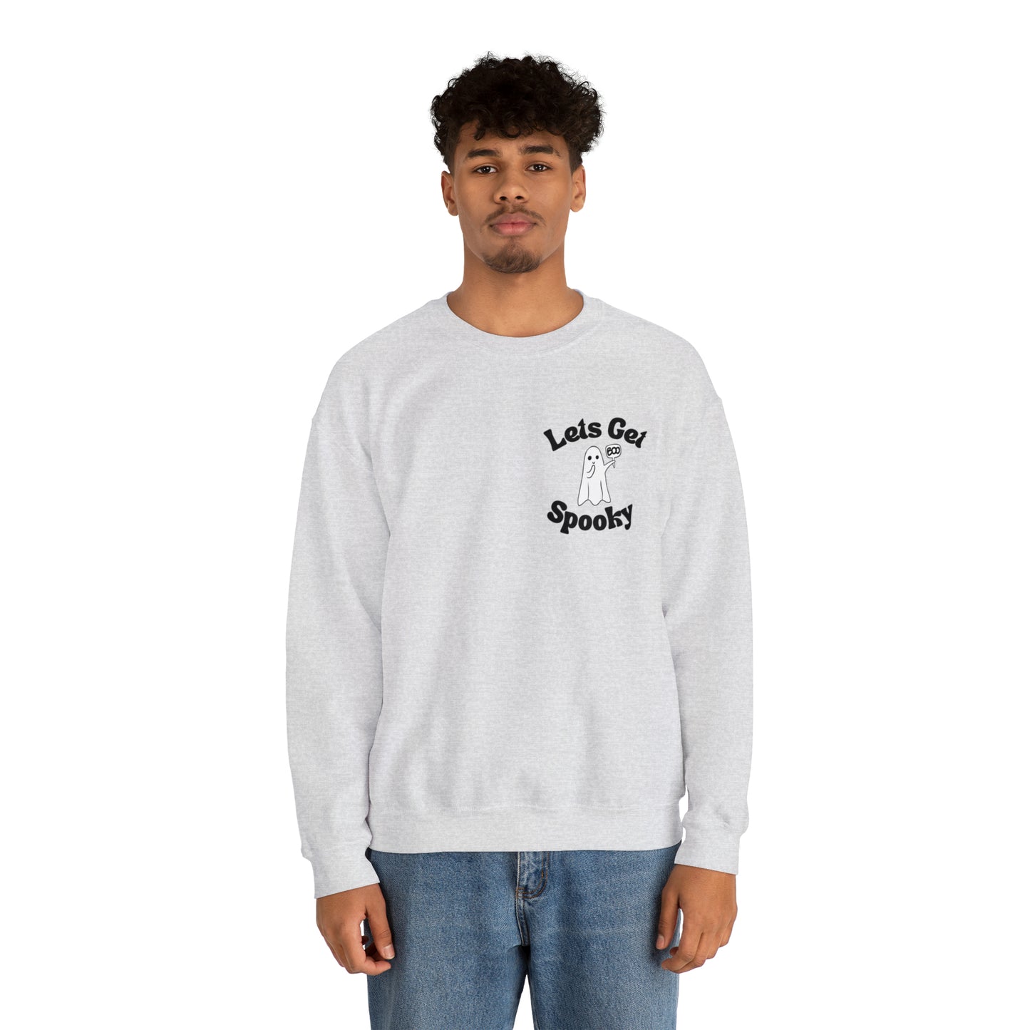 Let’s get spooky ghost Unisex Heavy Blend™ Crewneck Sweatshirt