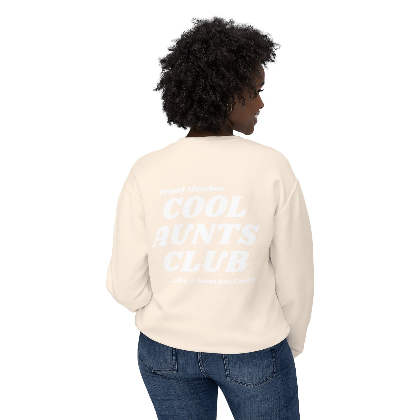 Comfort colors Cool Aunts Club Unisex Lightweight Crewneck Sweatshirt