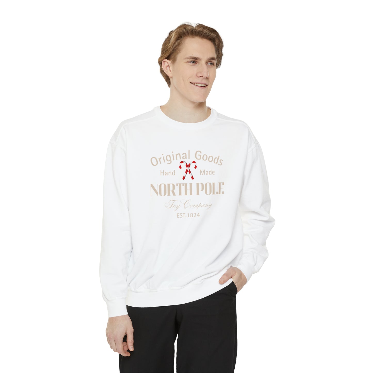 North Pole Unisex Garment-Dyed Sweatshirt