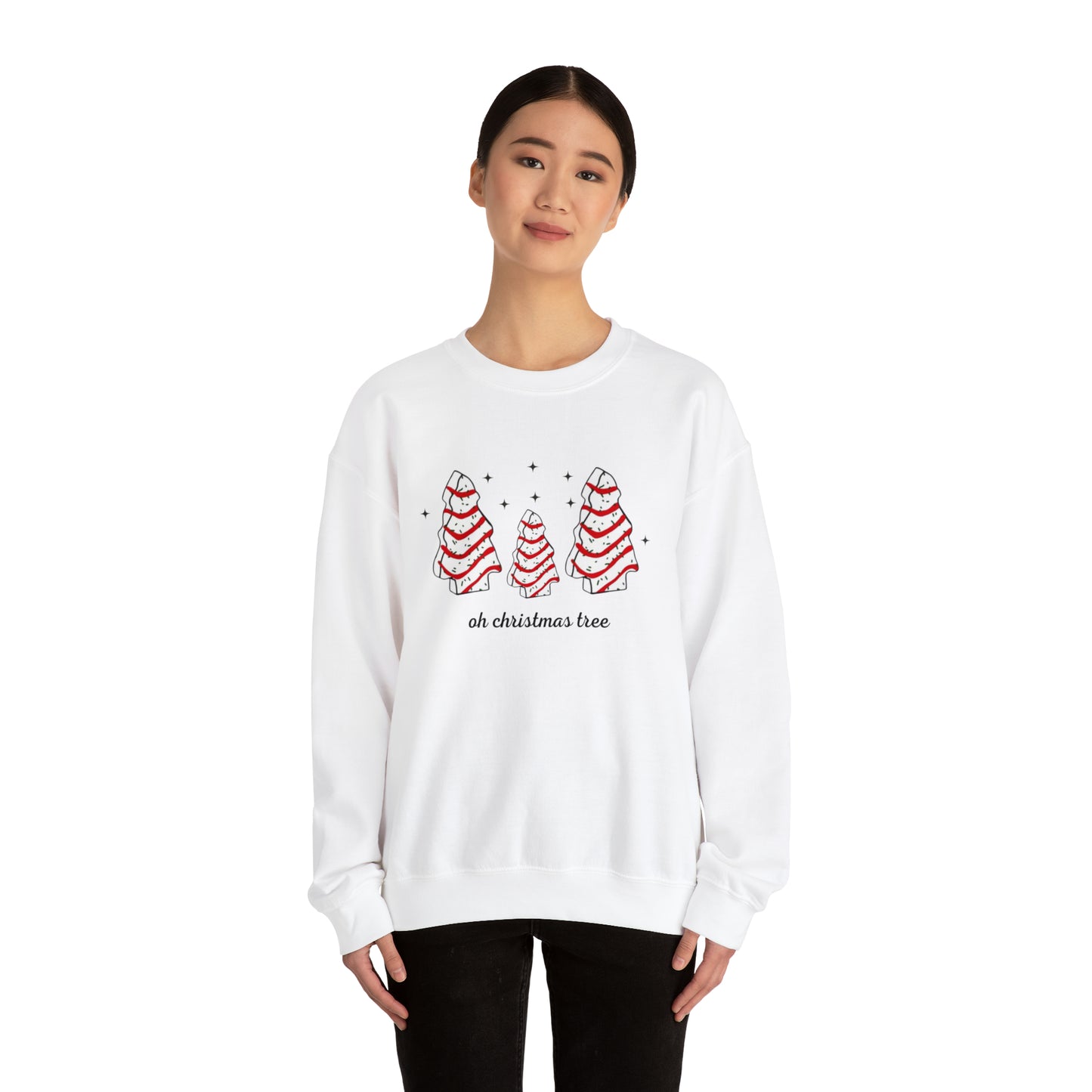Oh Christmas Tree Unisex Heavy Blend Crewneck Sweatshirt
