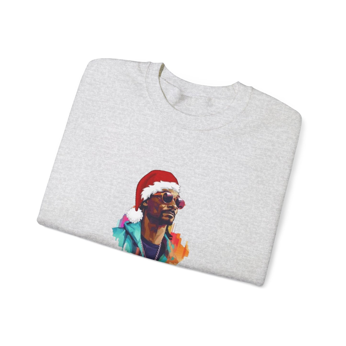 Snoop Dog Christmas Unisex Heavy Blend Crewneck Sweatshirt