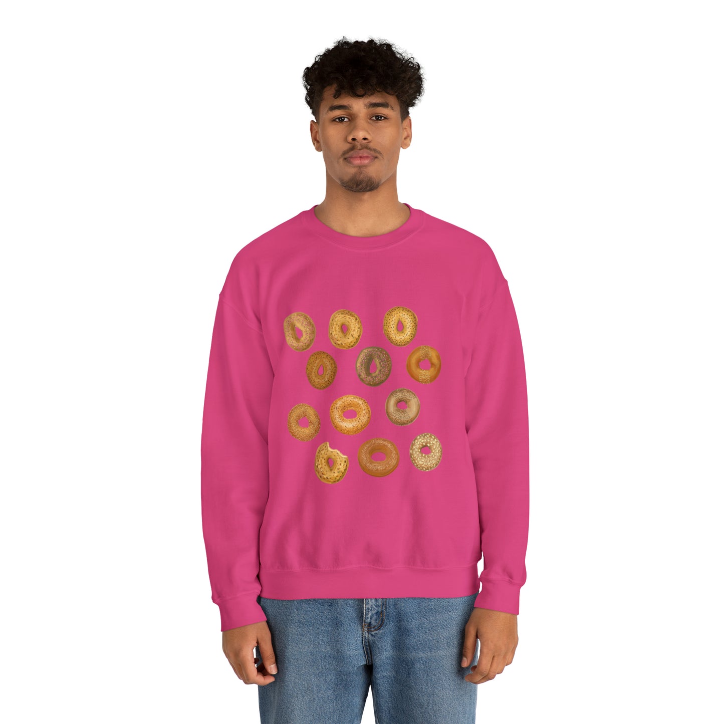 Bagels Unisex Heavy Blend Crewneck Sweatshirt