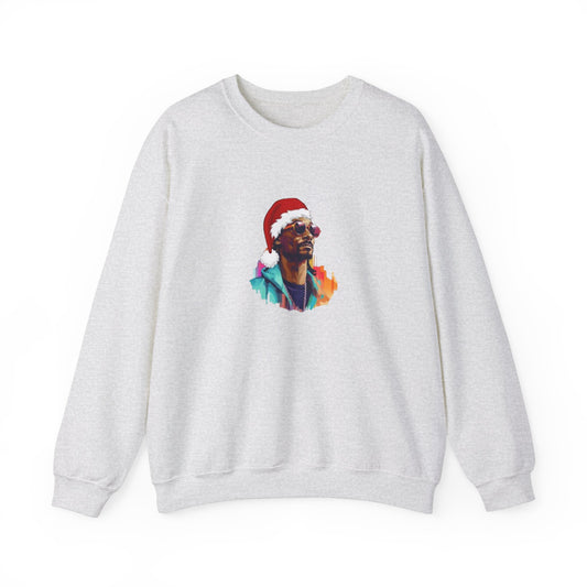 Snoop Dog Christmas Unisex Heavy Blend Crewneck Sweatshirt