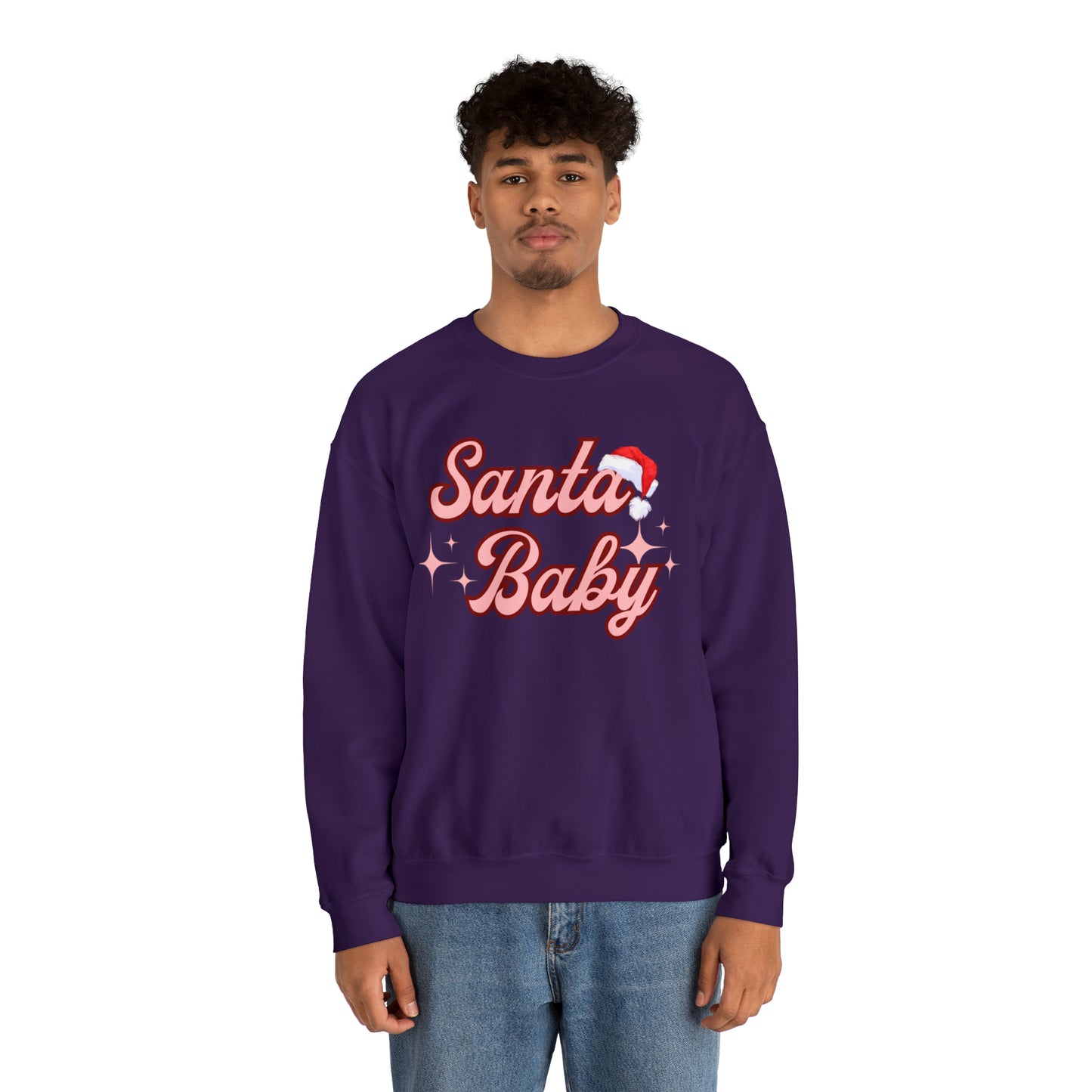 Santa Baby Unisex Heavy Blend Crewneck Sweatshirt