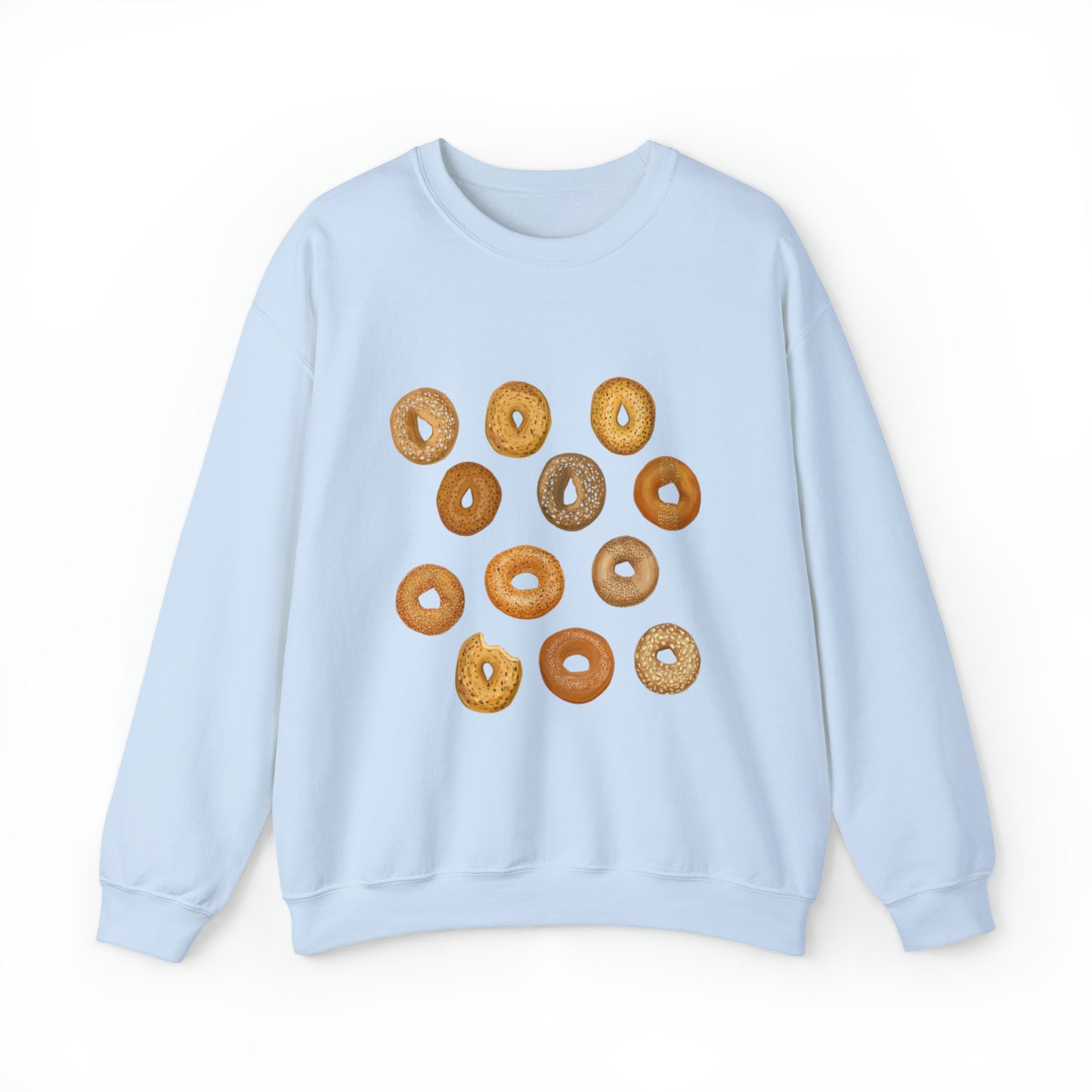 Bagels Unisex Heavy Blend Crewneck Sweatshirt
