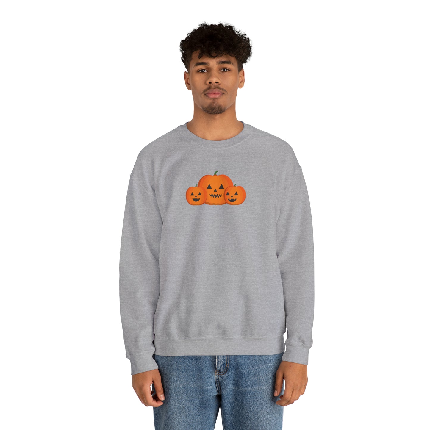 3 Little Pumpkins Unisex Heavy Blend Crewneck Sweatshirt