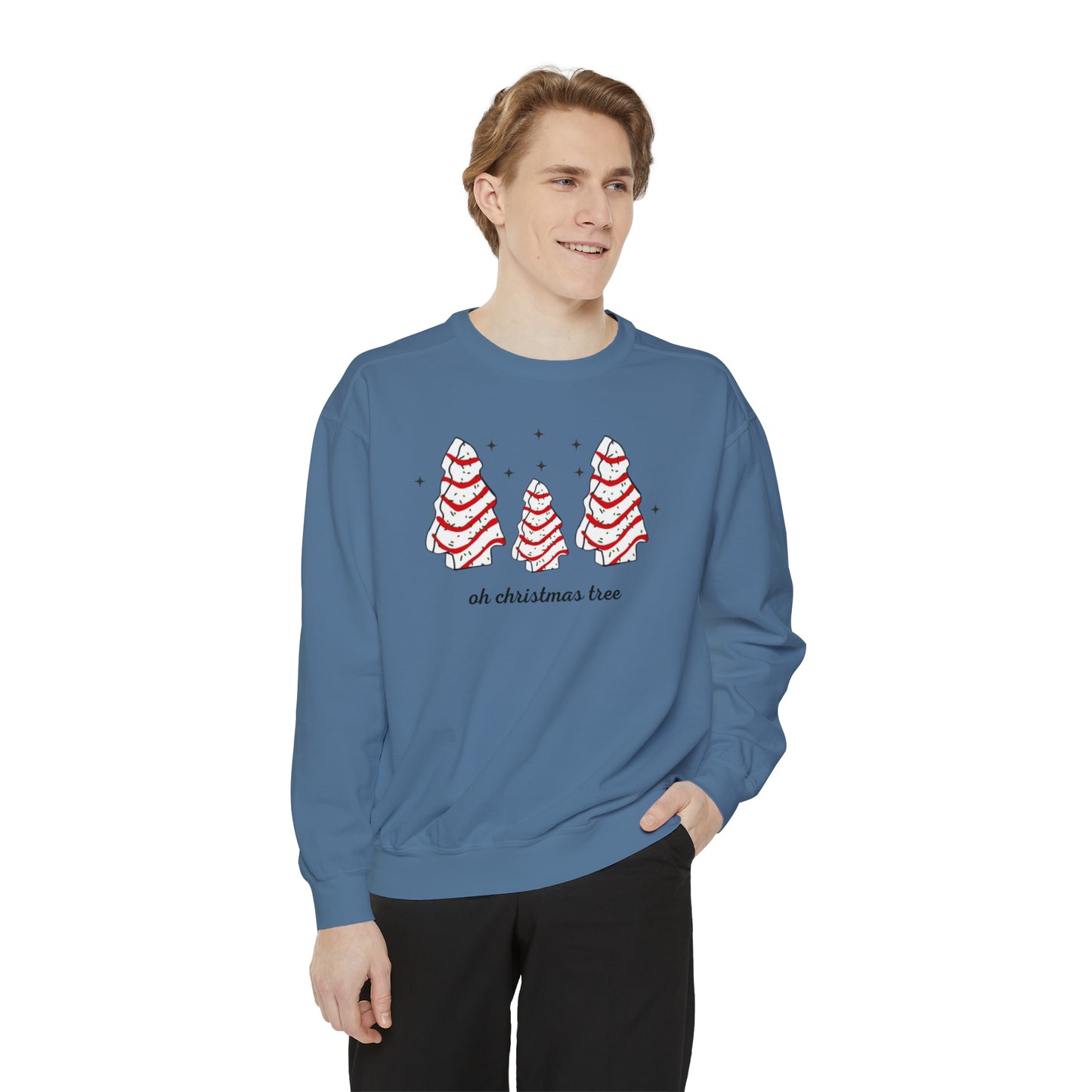 Oh Christmas Tree Unisex Garment-Dyed Sweatshirt