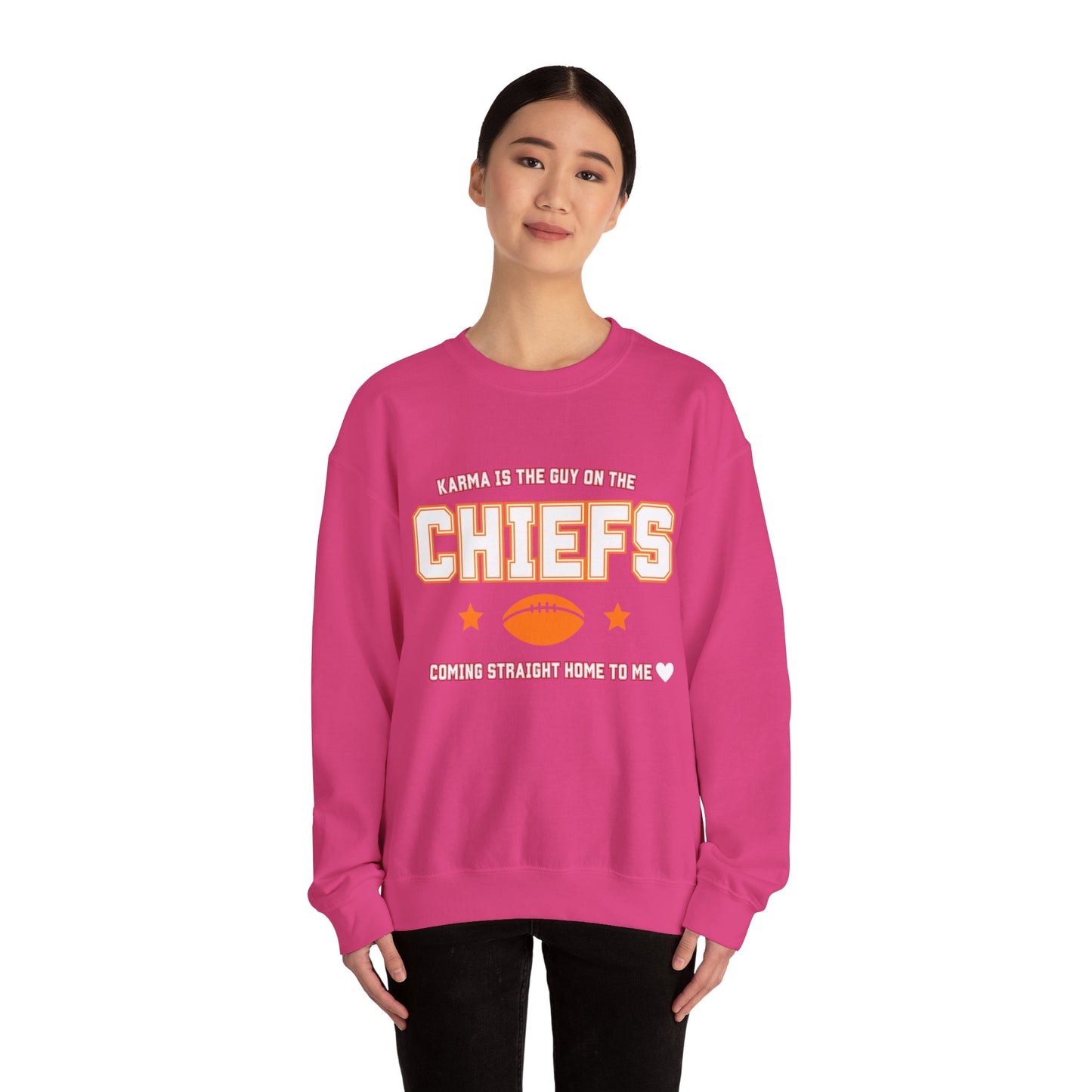 Karma Is The Guy On The Chiefs Unisex Crewneck