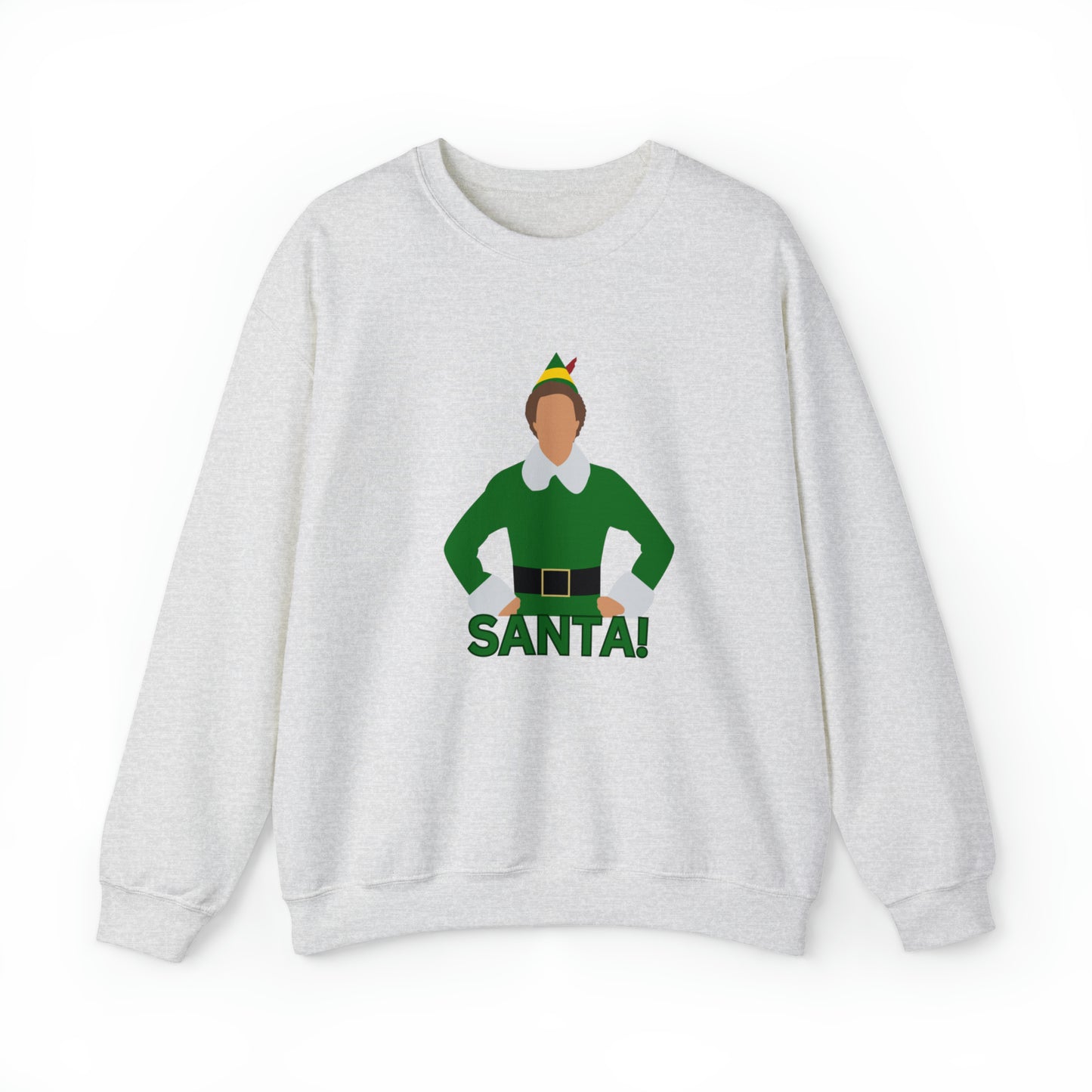 Santa Buddy Elf Unisex Heavy Blend Crewneck Sweatshirt
