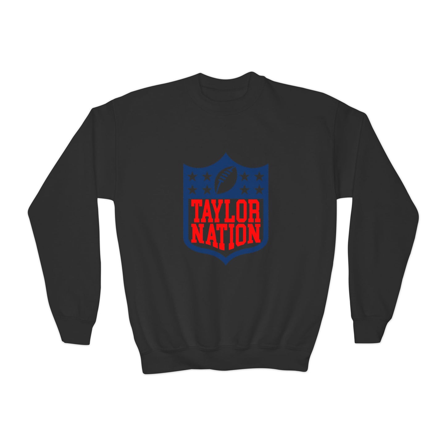 Taylor nation Youth Crewneck Sweatshirt