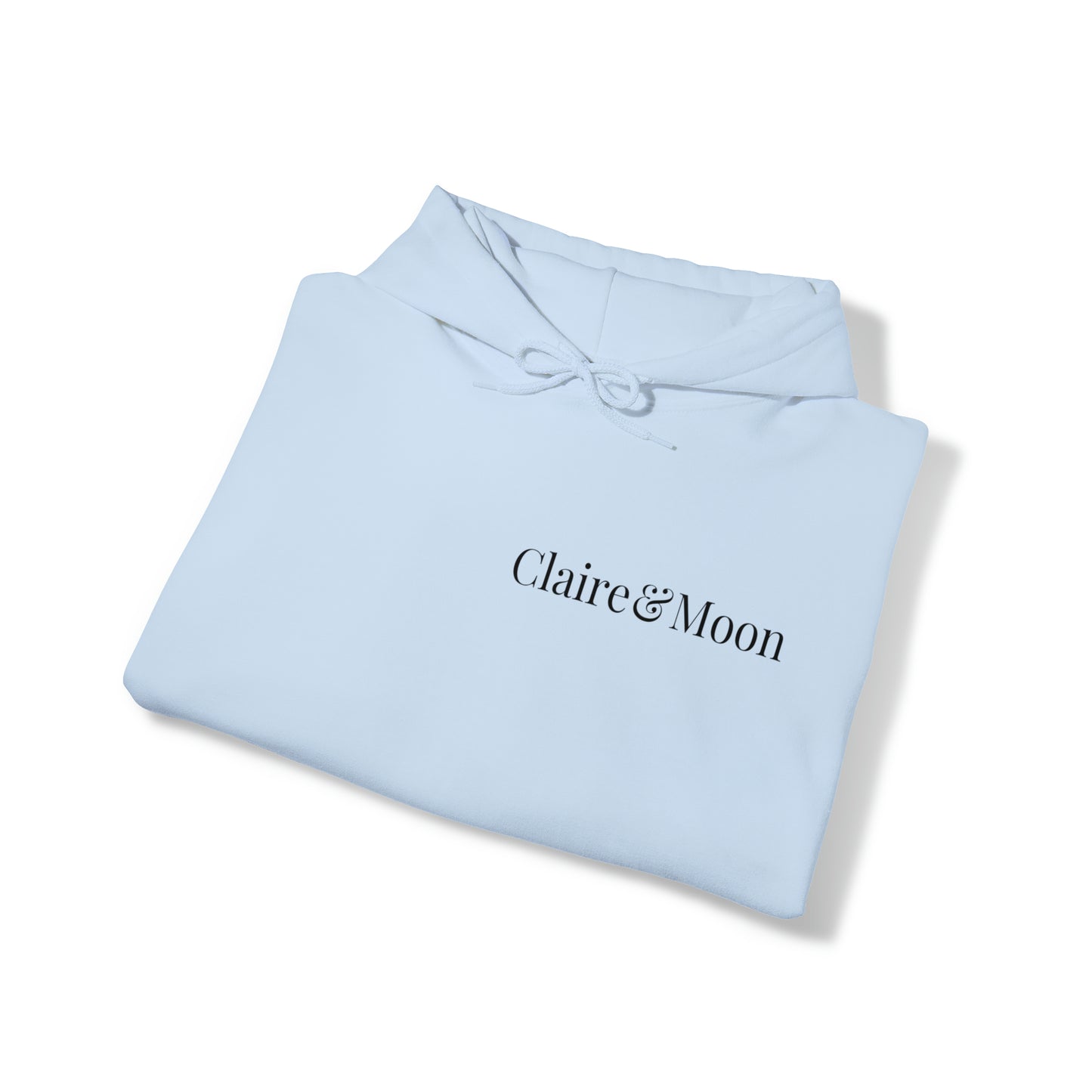 Claireandmoon Black Logo Unisex Heavy Blend™ Hooded Sweatshirt