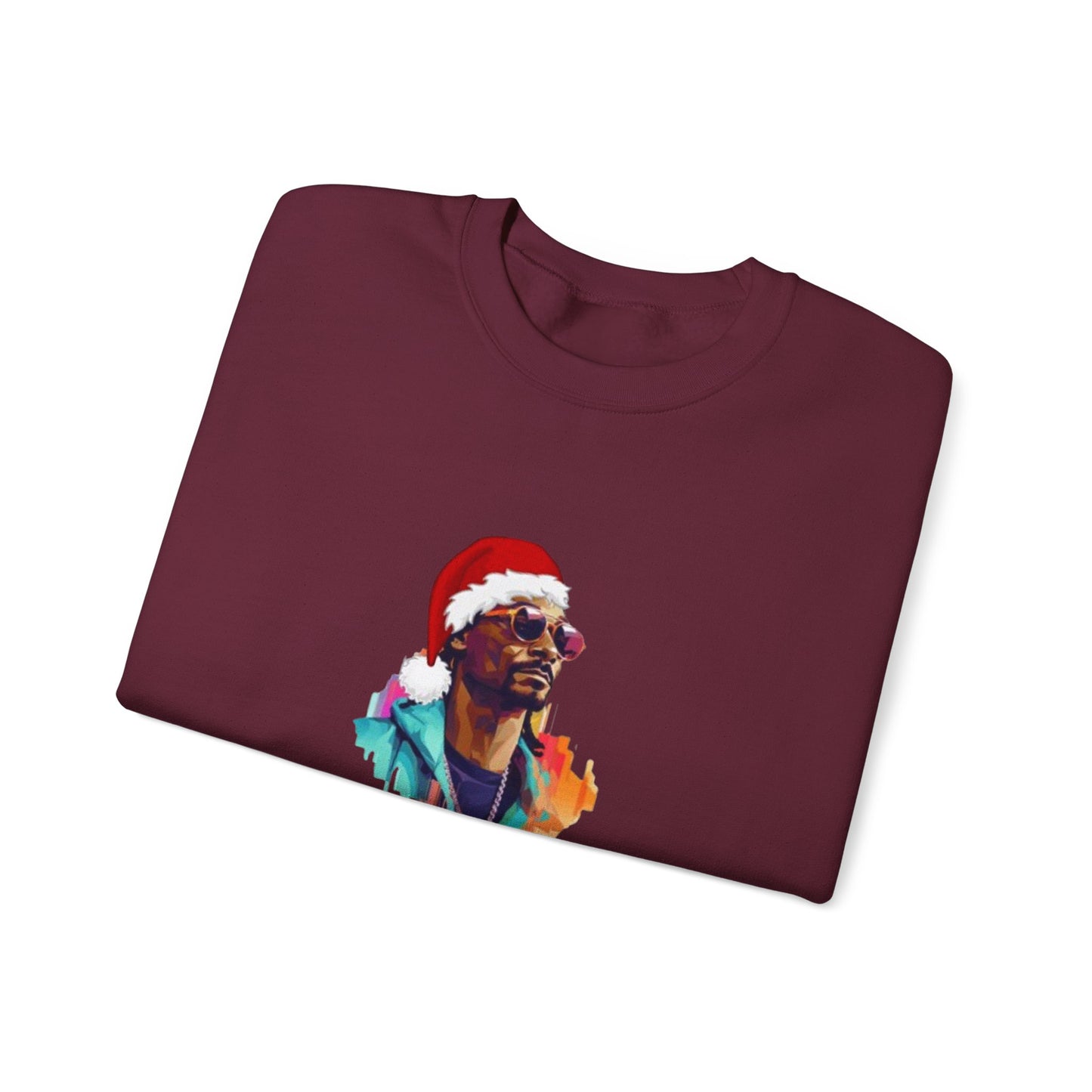 Snoop Dog Christmas Unisex Heavy Blend Crewneck Sweatshirt