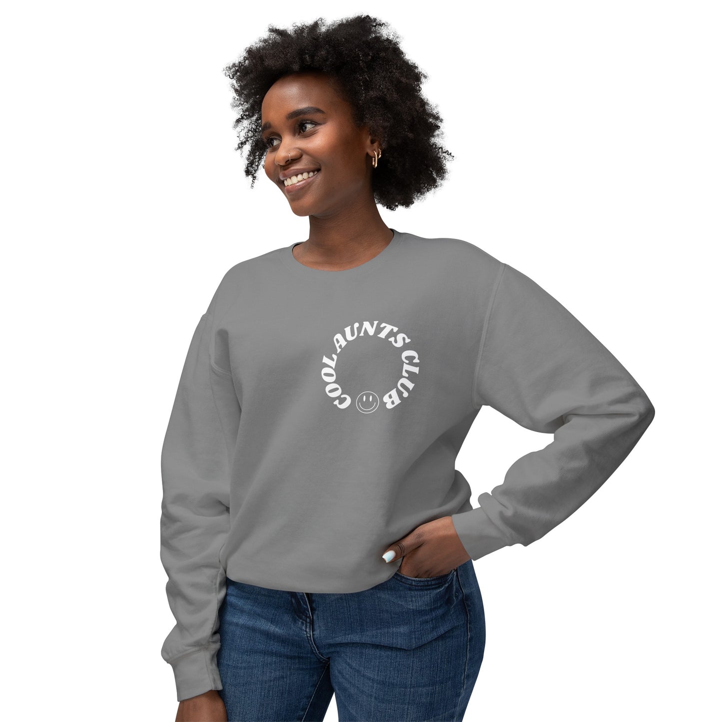 Comfort colors Cool Aunts Club Unisex Lightweight Crewneck Sweatshirt