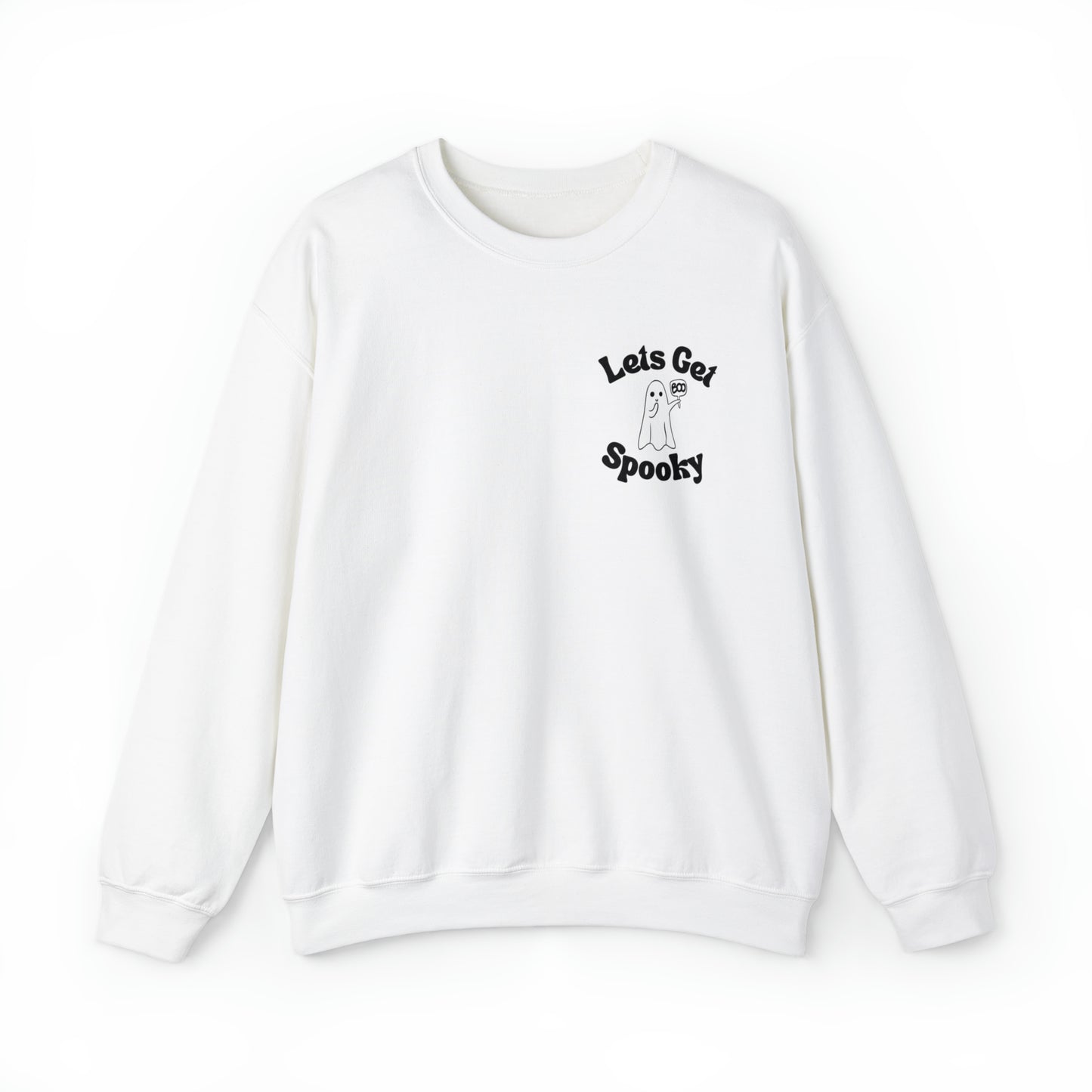 Let’s get spooky ghost Unisex Heavy Blend™ Crewneck Sweatshirt