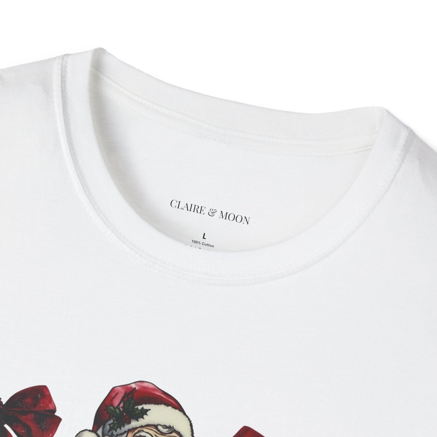 Gildan vintage Santa croquette Christmas Cheer Unisex T-Shirt, Holiday Gift, Festive Wear, Santa and Snowman Tee, Family Gatherings, Winter Celebrations