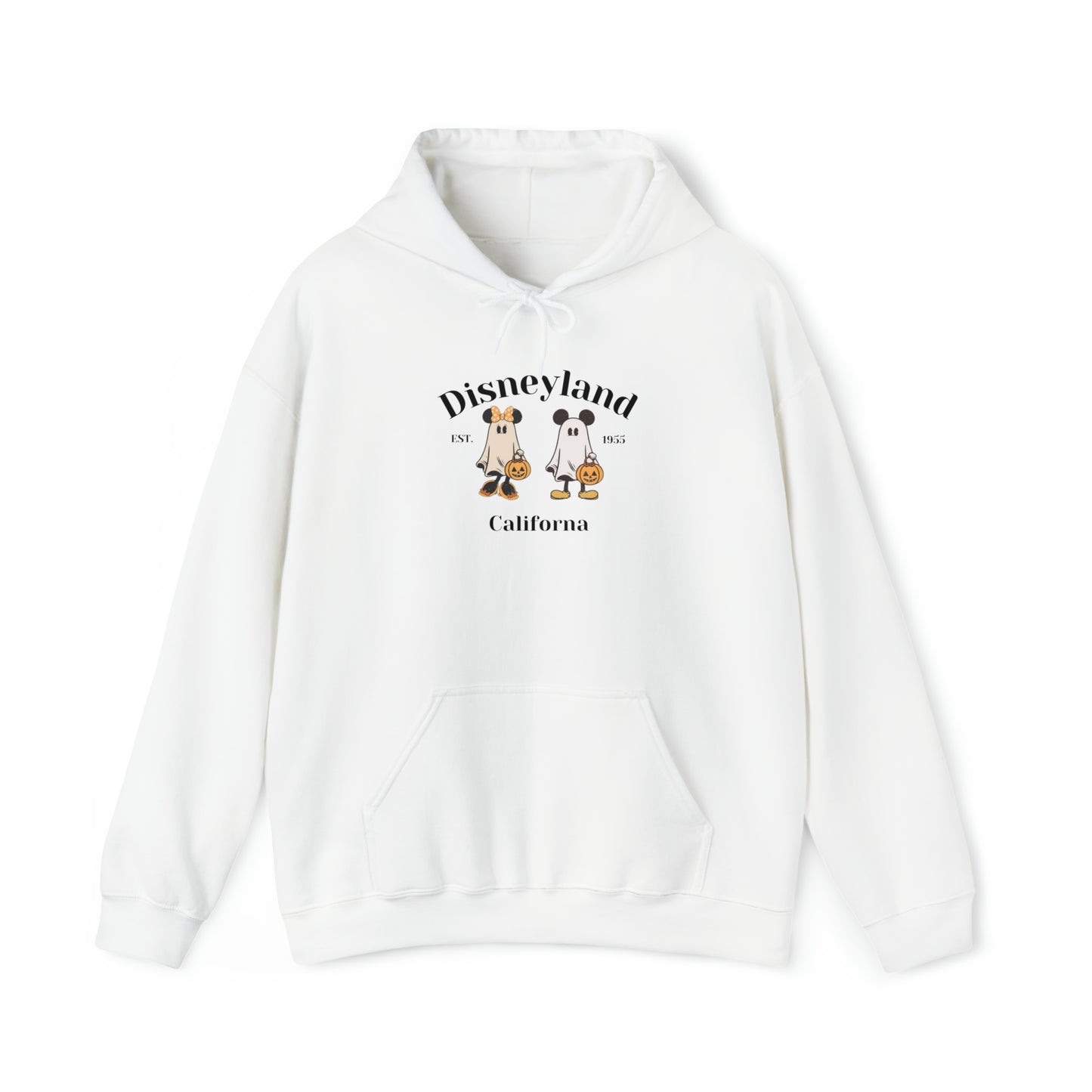 Disneyland Mickey And Minnie Ghost Unisex Heavy Blend Hooded Sweatshirt