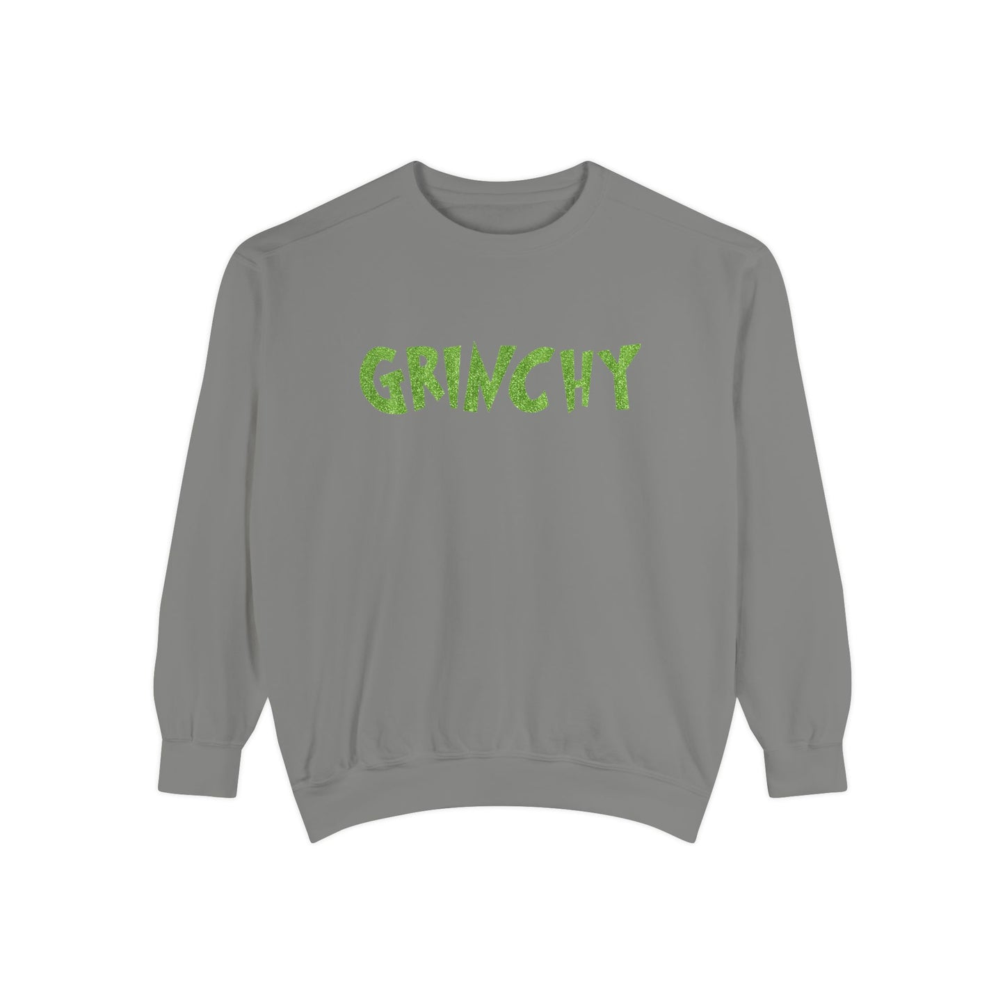 Grinchy Comfort Colors Unisex Garment-Dyed Sweatshirt