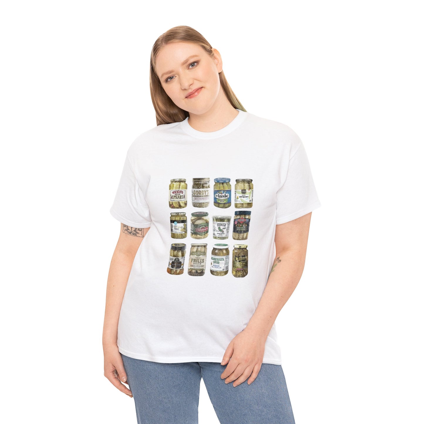 Pickle Jars Unisex Heavy  Cotton Tee
