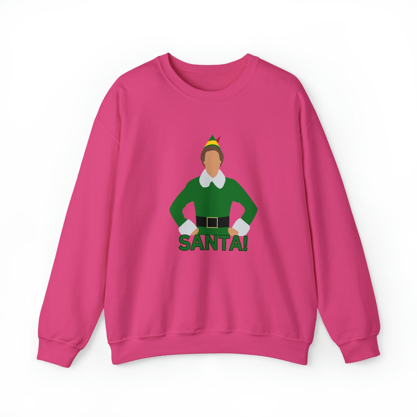 Santa Buddy Elf Unisex Heavy Blend Crewneck Sweatshirt