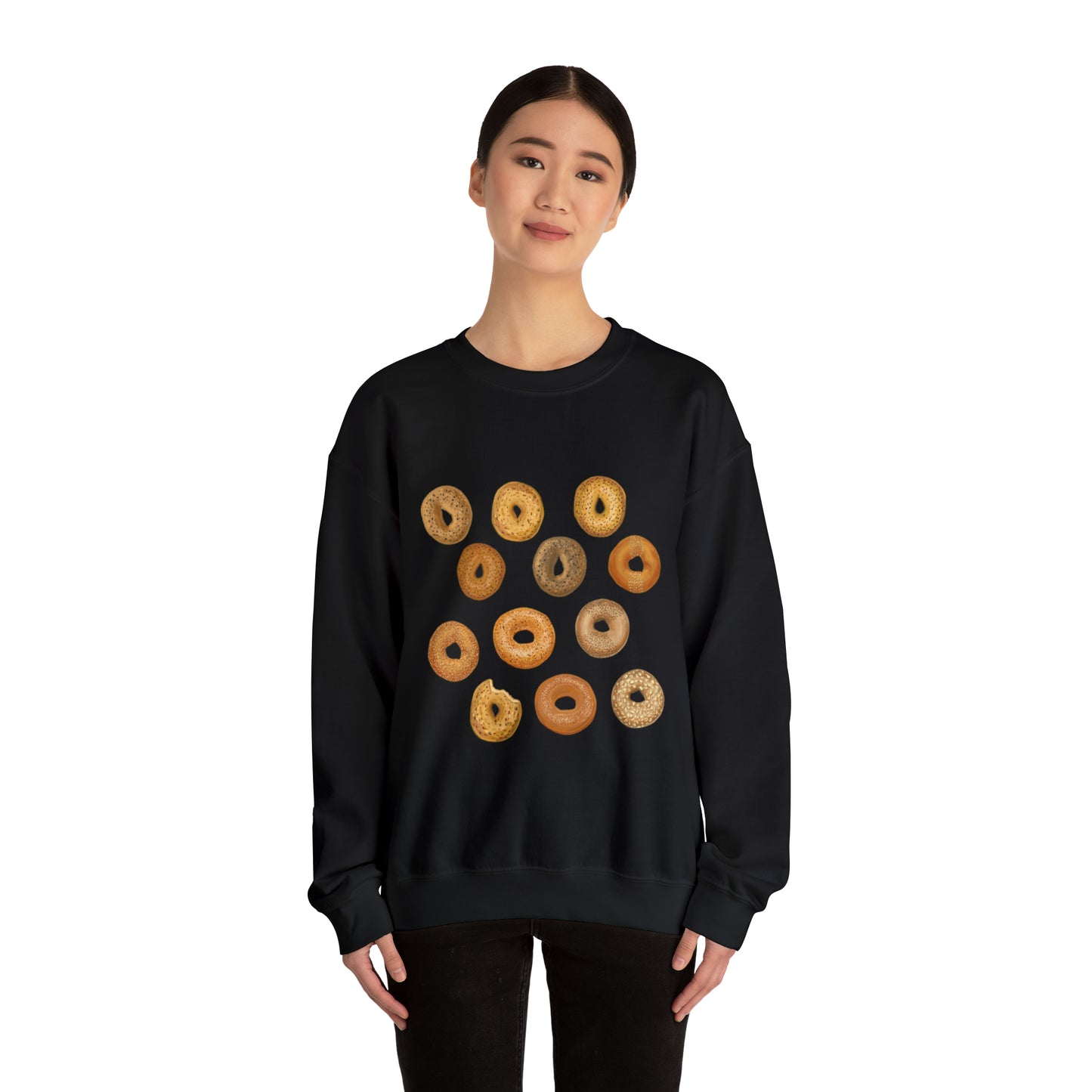 Bagels Unisex Heavy Blend Crewneck Sweatshirt