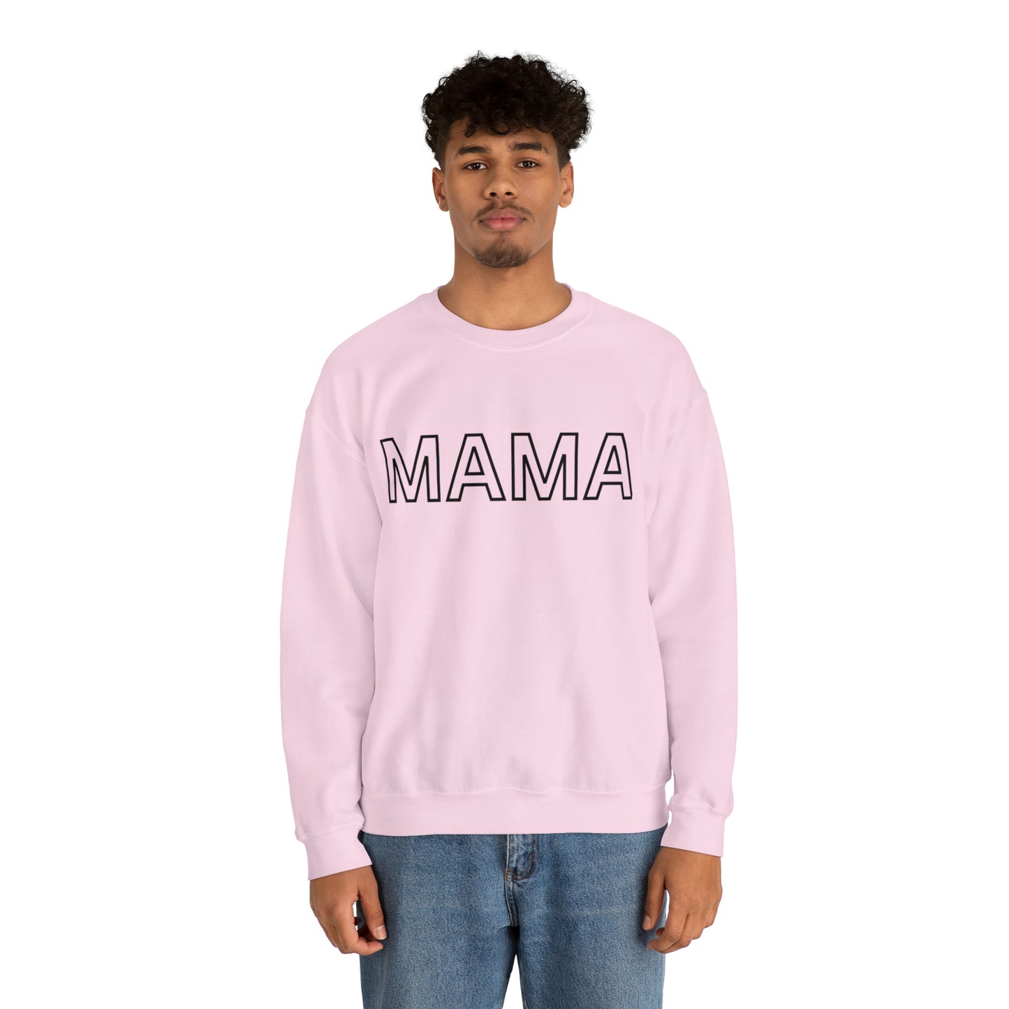 Mama Unisex Heavy Blend Crewneck Sweatshirt